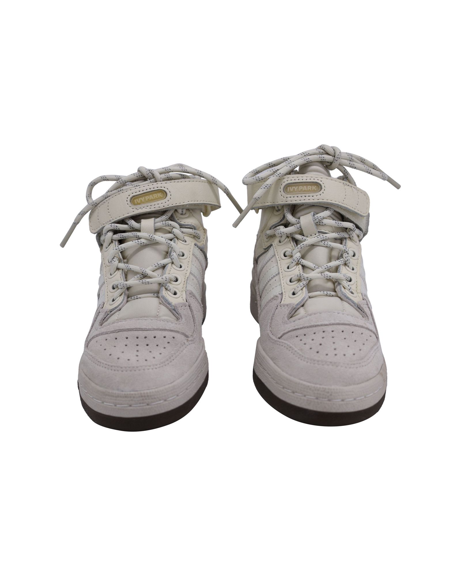 Adidas Adidas x Ivy Park Forum Mid 'Icy Park' Sneakers in Cream Lea Size US 6 / IT 36 - 4 Thumbnail