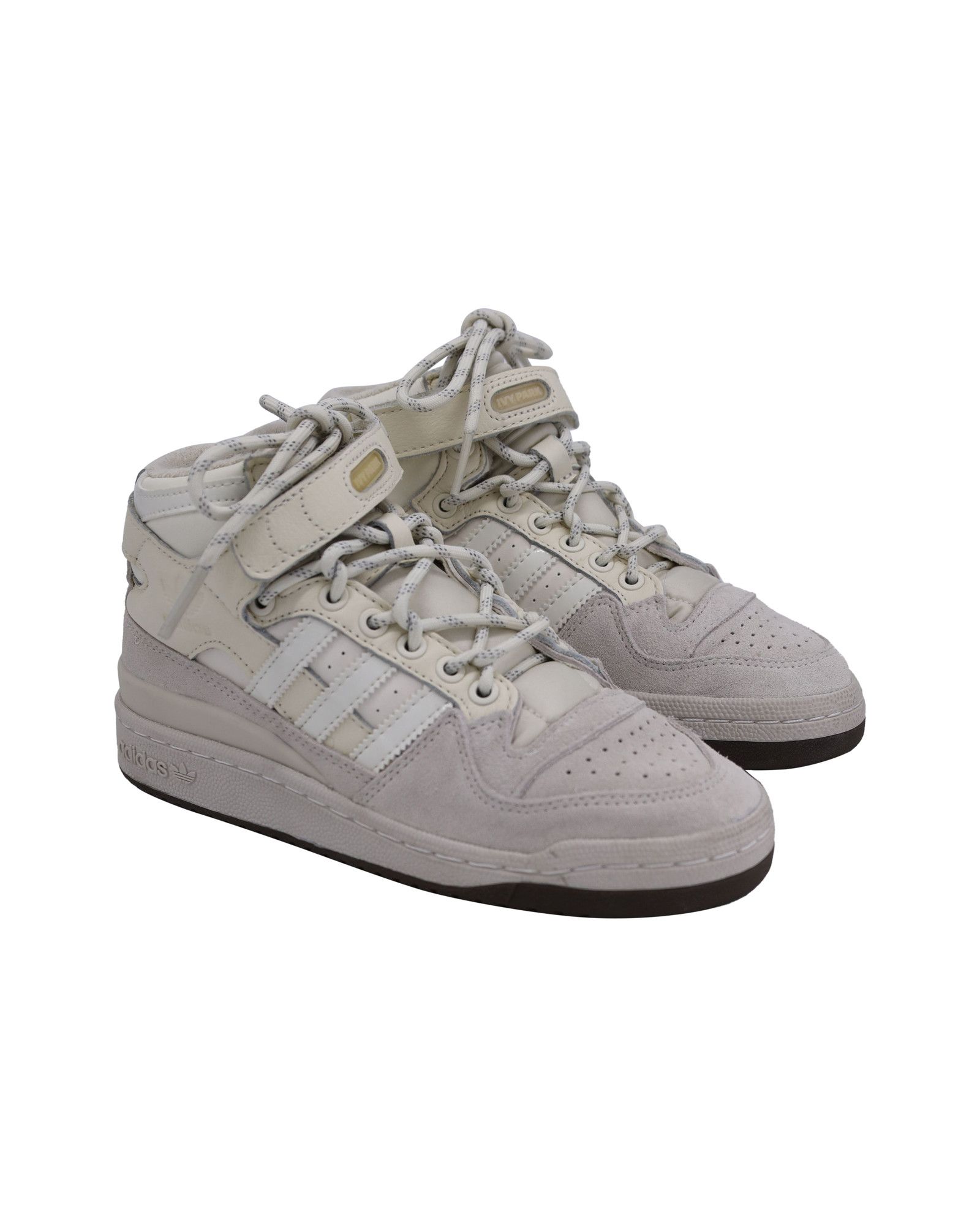 Adidas Adidas x Ivy Park Forum Mid 'Icy Park' Sneakers in Cream Lea Size US 6 / IT 36 - 3 Thumbnail