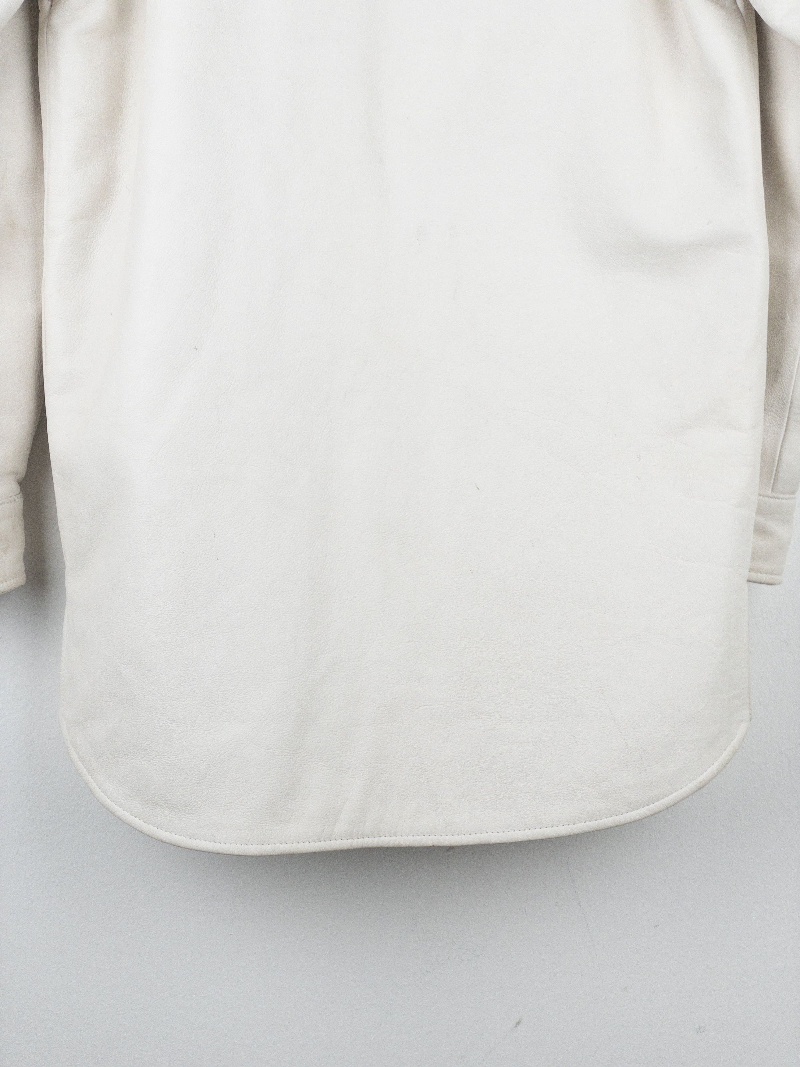Maison Margiela x H&M SS12 Padded Leather Overshirt Jacket Coats Size US XS / EU 42 / 0 - 12 Thumbnail