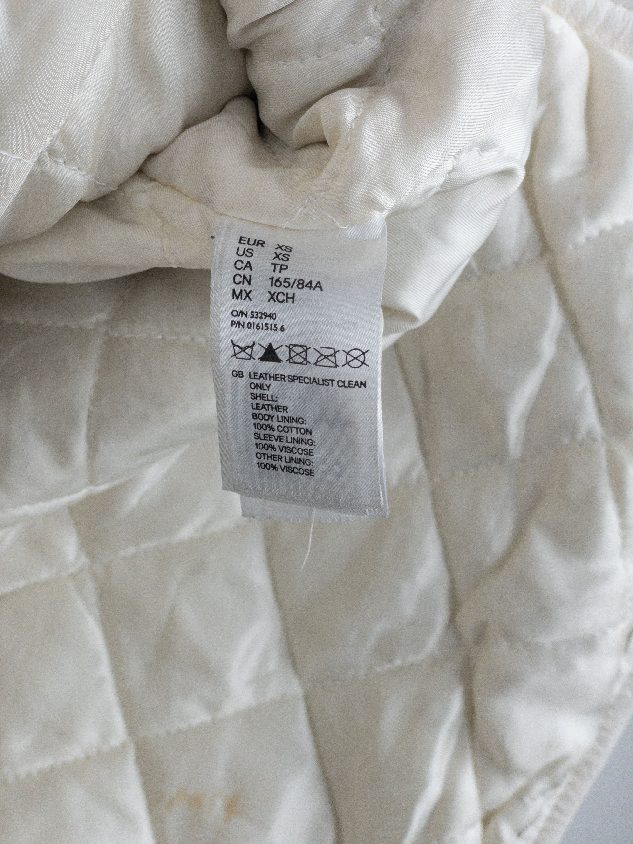 Maison Margiela x H&M SS12 Padded Leather Overshirt Jacket Coats Size US XS / EU 42 / 0 - 16 Thumbnail
