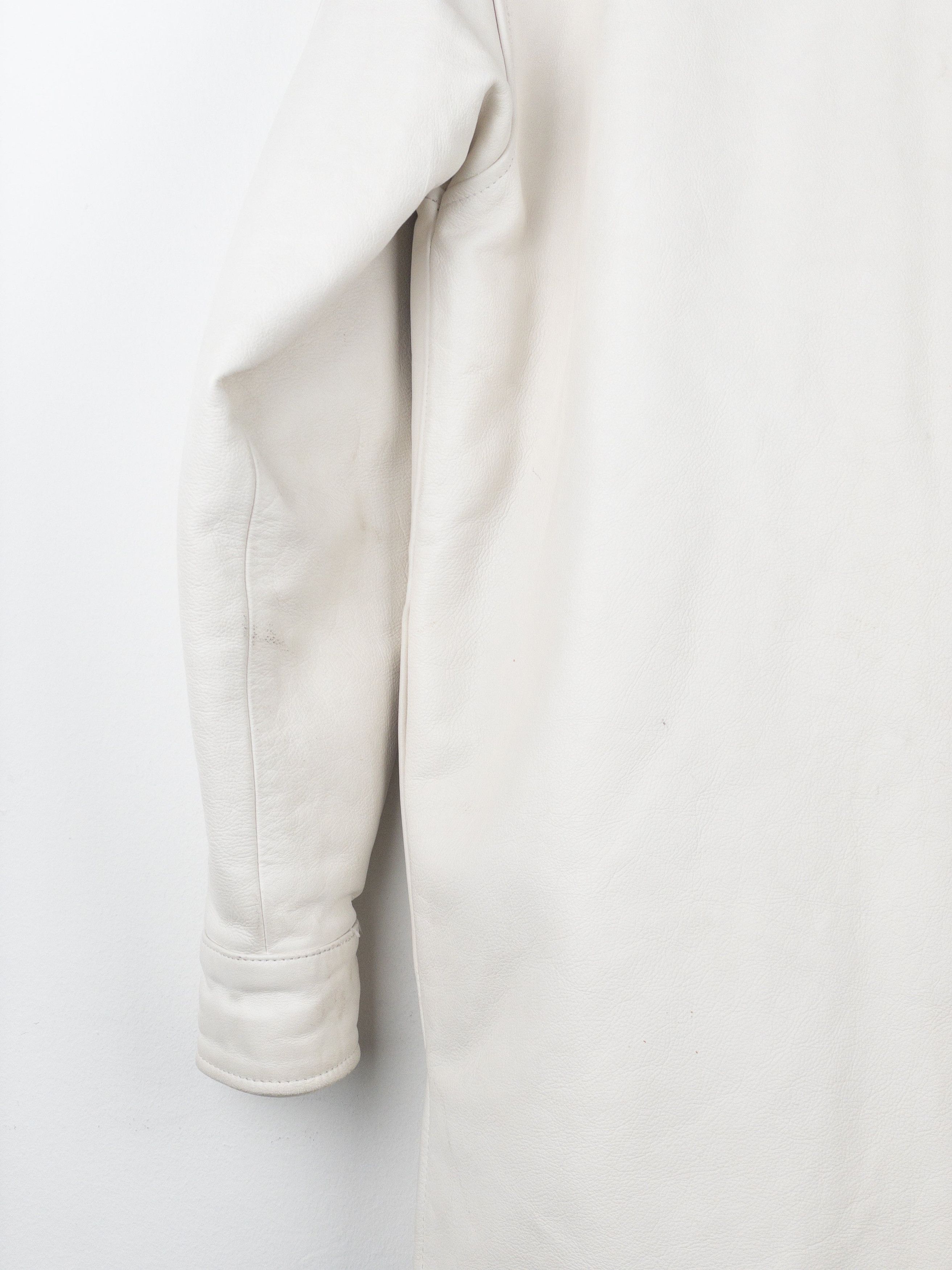 Maison Margiela x H&M SS12 Padded Leather Overshirt Jacket Coats Size US XS / EU 42 / 0 - 14 Thumbnail