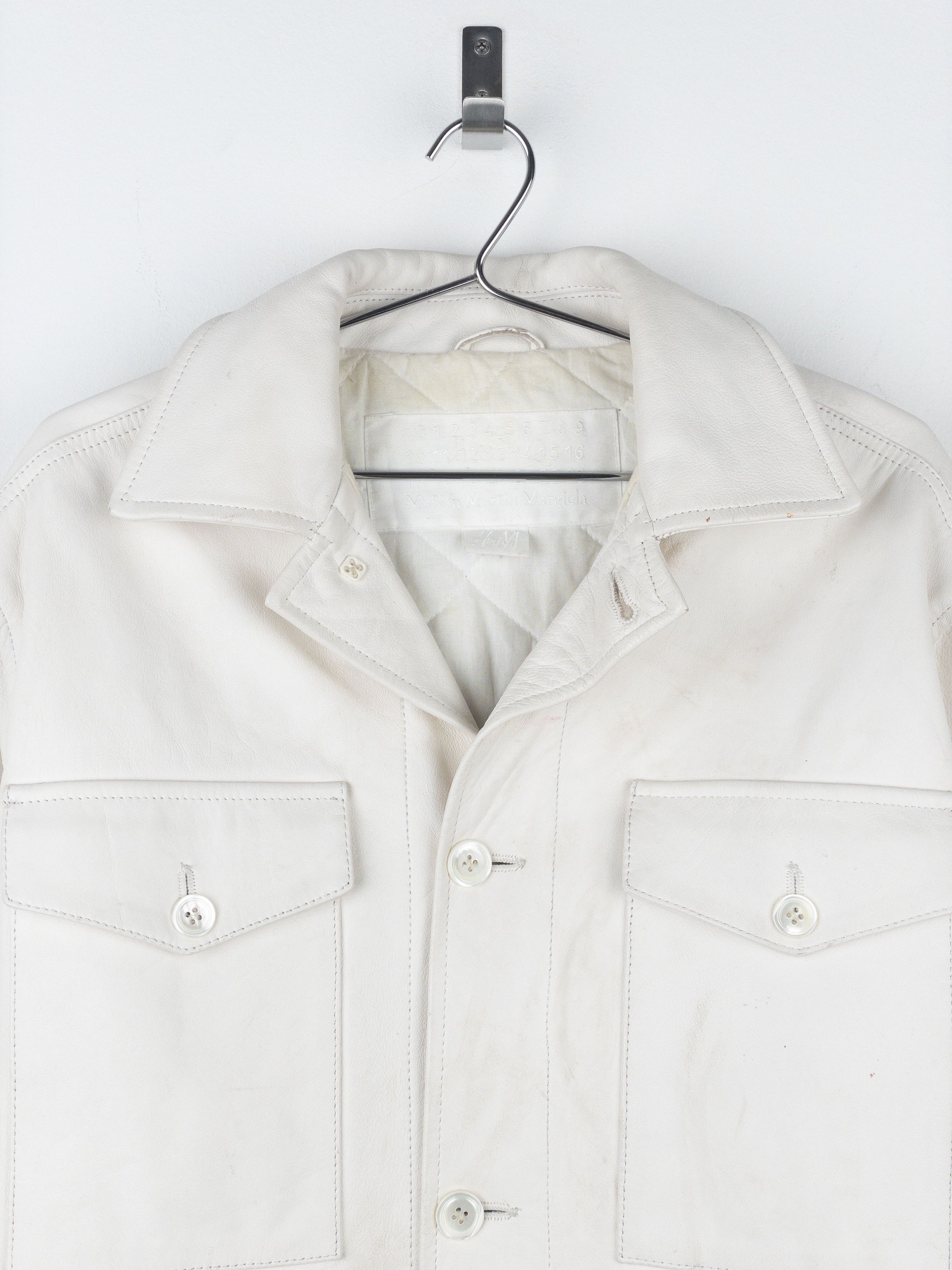 Maison Margiela x H&M SS12 Padded Leather Overshirt Jacket Coats Size US XS / EU 42 / 0 - 3 Thumbnail