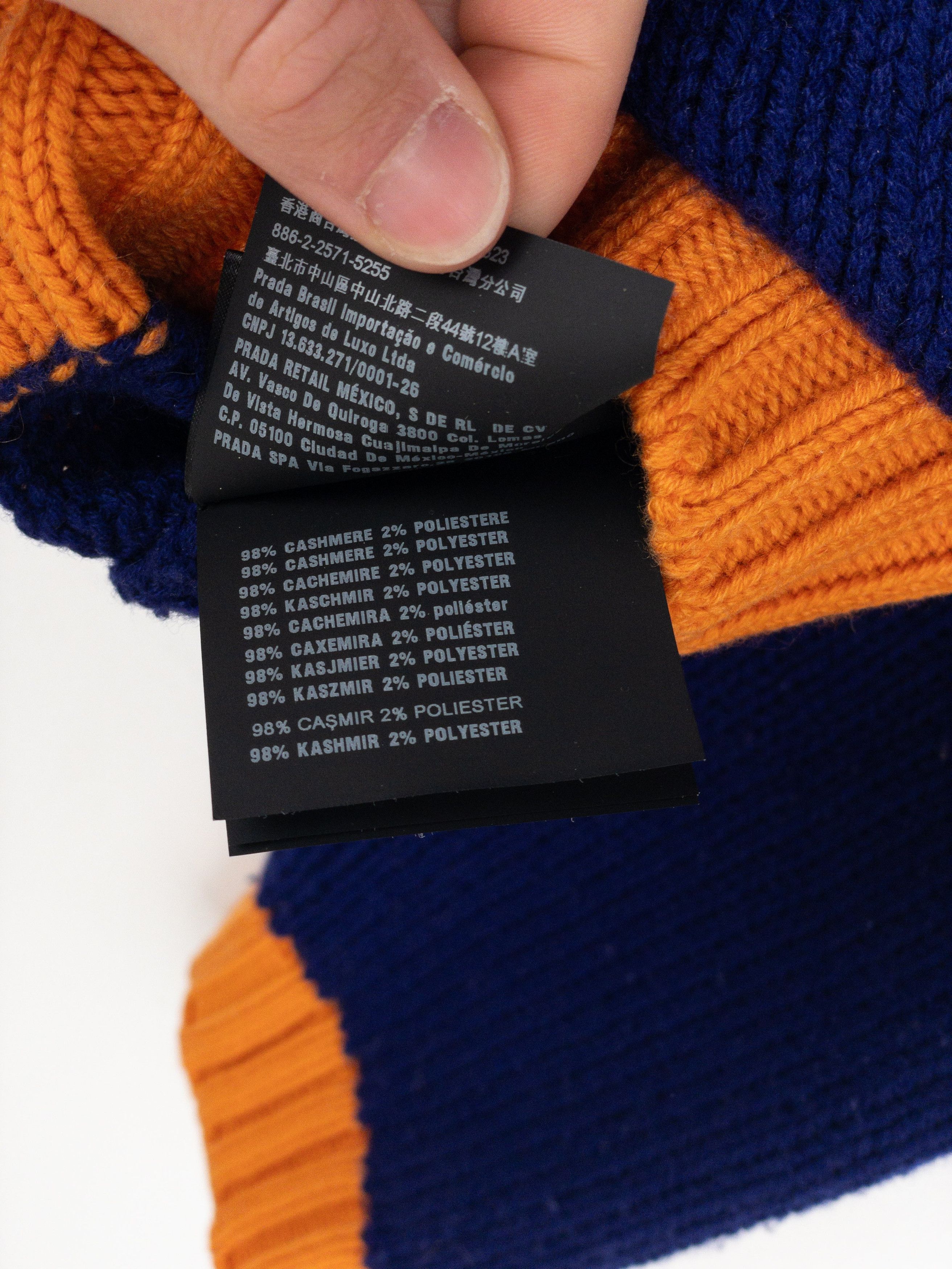 Prada AW18 Graphic Race Logo Knit Sweater Size M / US 6-8 / IT 42-44 - 9 Thumbnail
