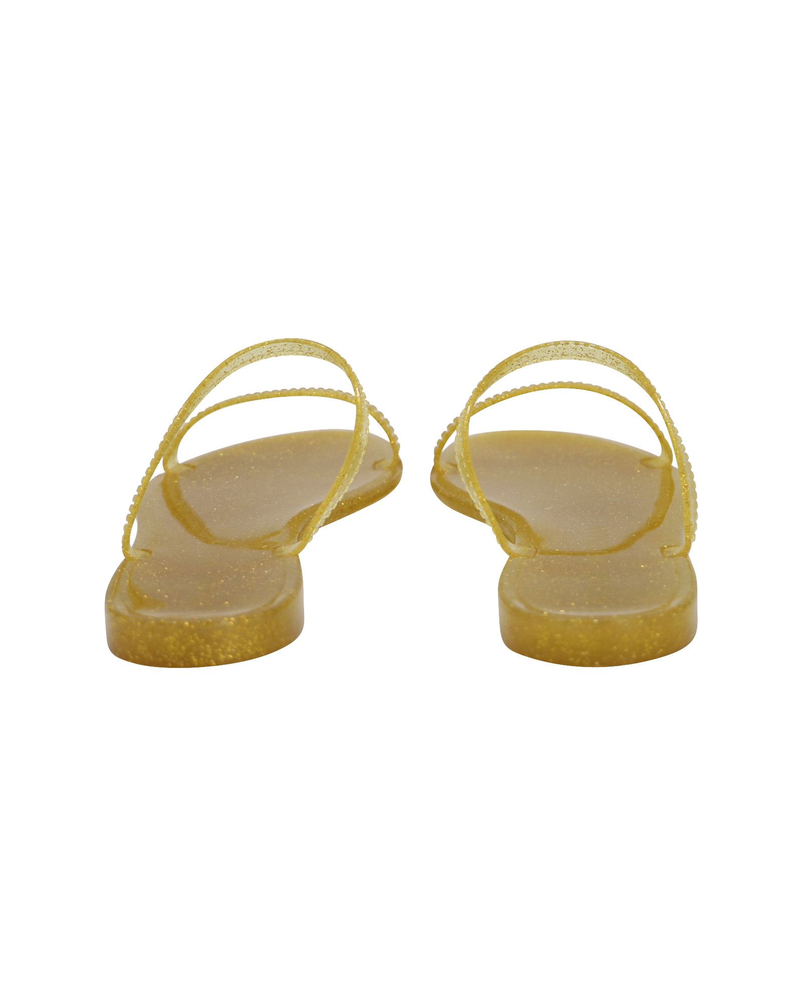 Stuart Weitzman Stuart Weitzman Sawyer Jelly Sandals in Yellow Rubber Size US 7.5 / IT 37.5 - 4 Thumbnail