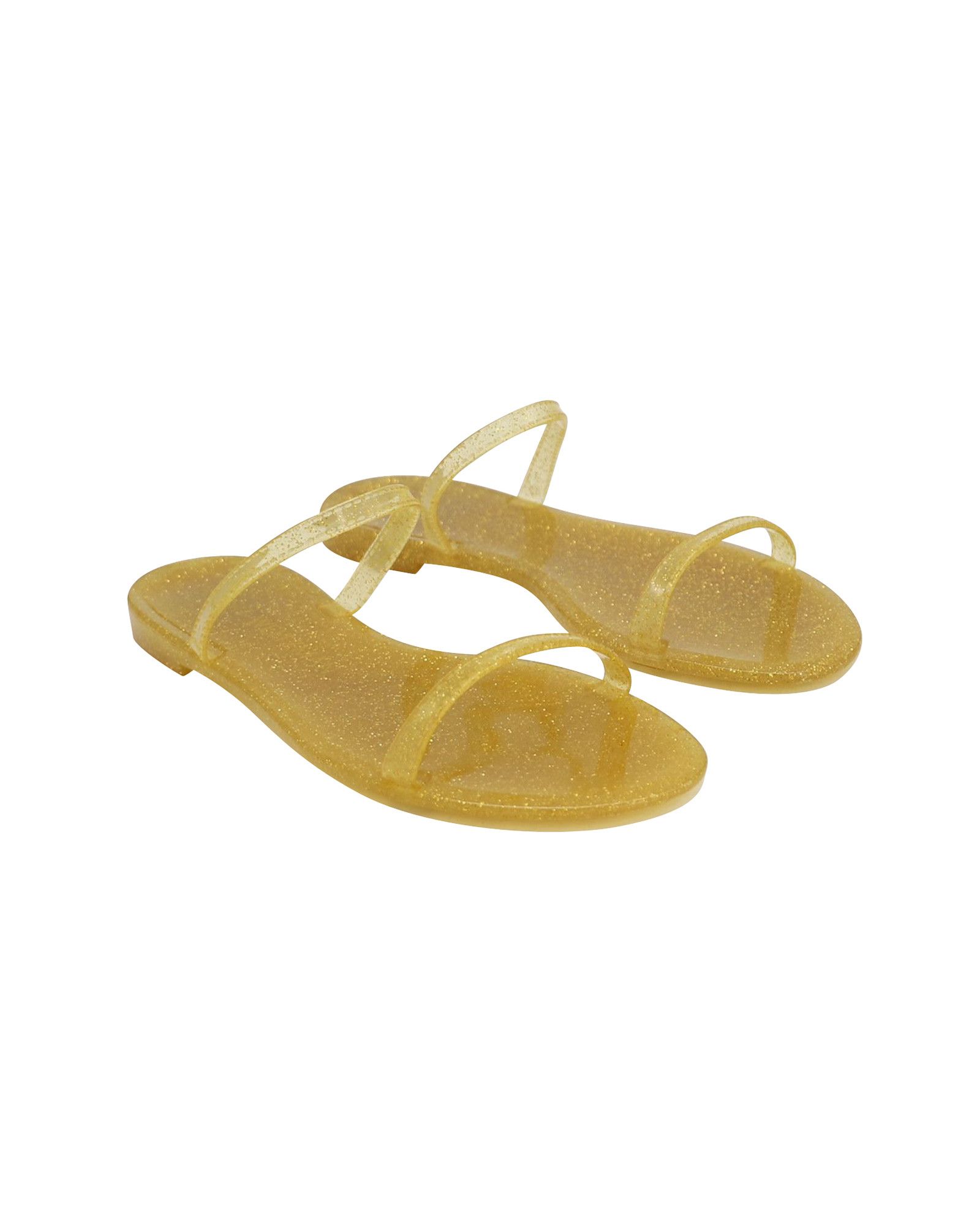 Stuart Weitzman Stuart Weitzman Sawyer Jelly Sandals in Yellow Rubber Size US 7.5 / IT 37.5 - 2 Thumbnail