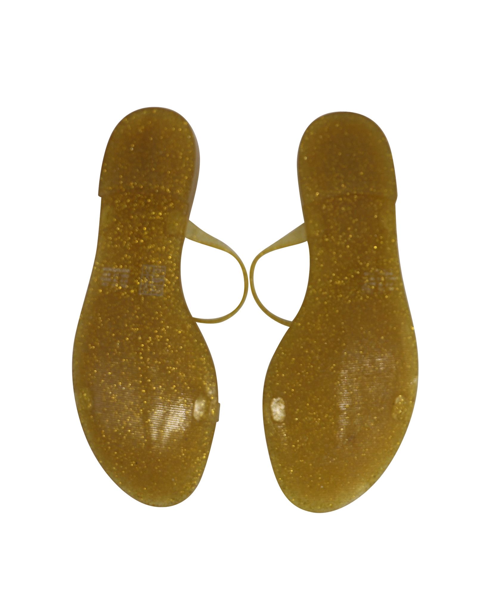 Stuart Weitzman Stuart Weitzman Sawyer Jelly Sandals in Yellow Rubber Size US 7.5 / IT 37.5 - 5 Thumbnail