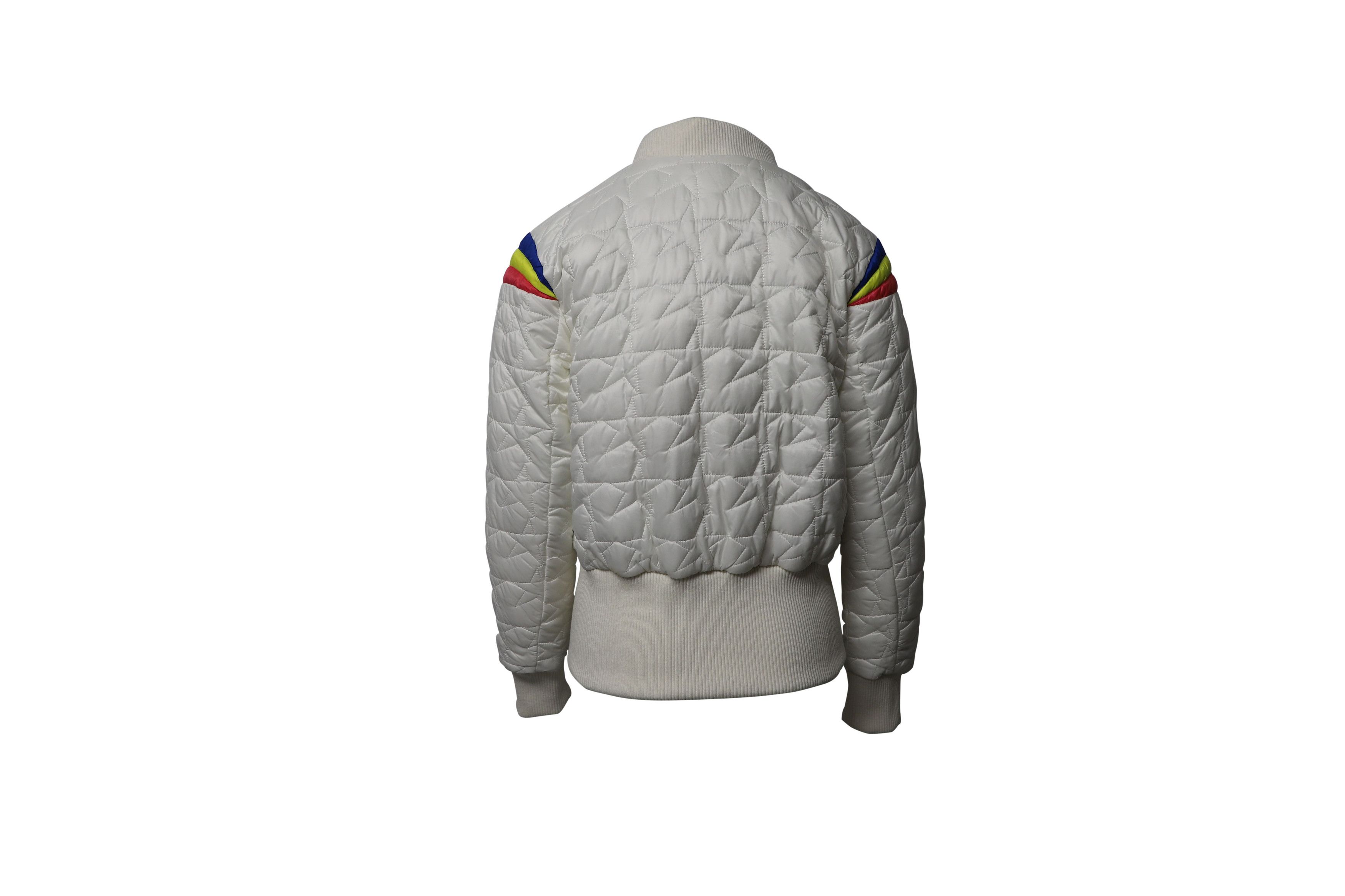 Perfect Moment Perfect Moment Quilted Jacket in White Polyester Size XS / US 0-2 / IT 36-38 - 3 Thumbnail