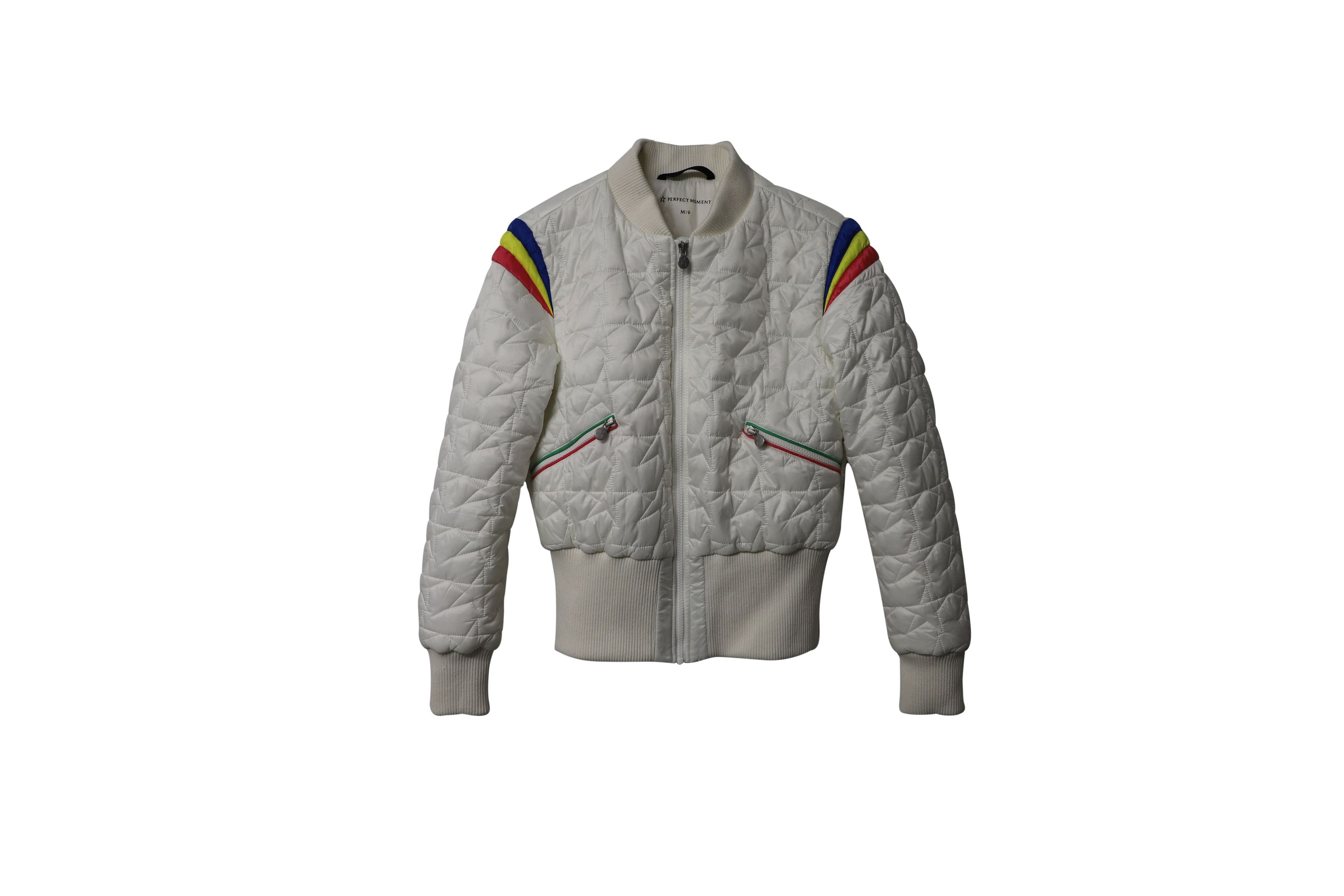 Perfect Moment Perfect Moment Quilted Jacket in White Polyester Size XS / US 0-2 / IT 36-38 - 4 Thumbnail