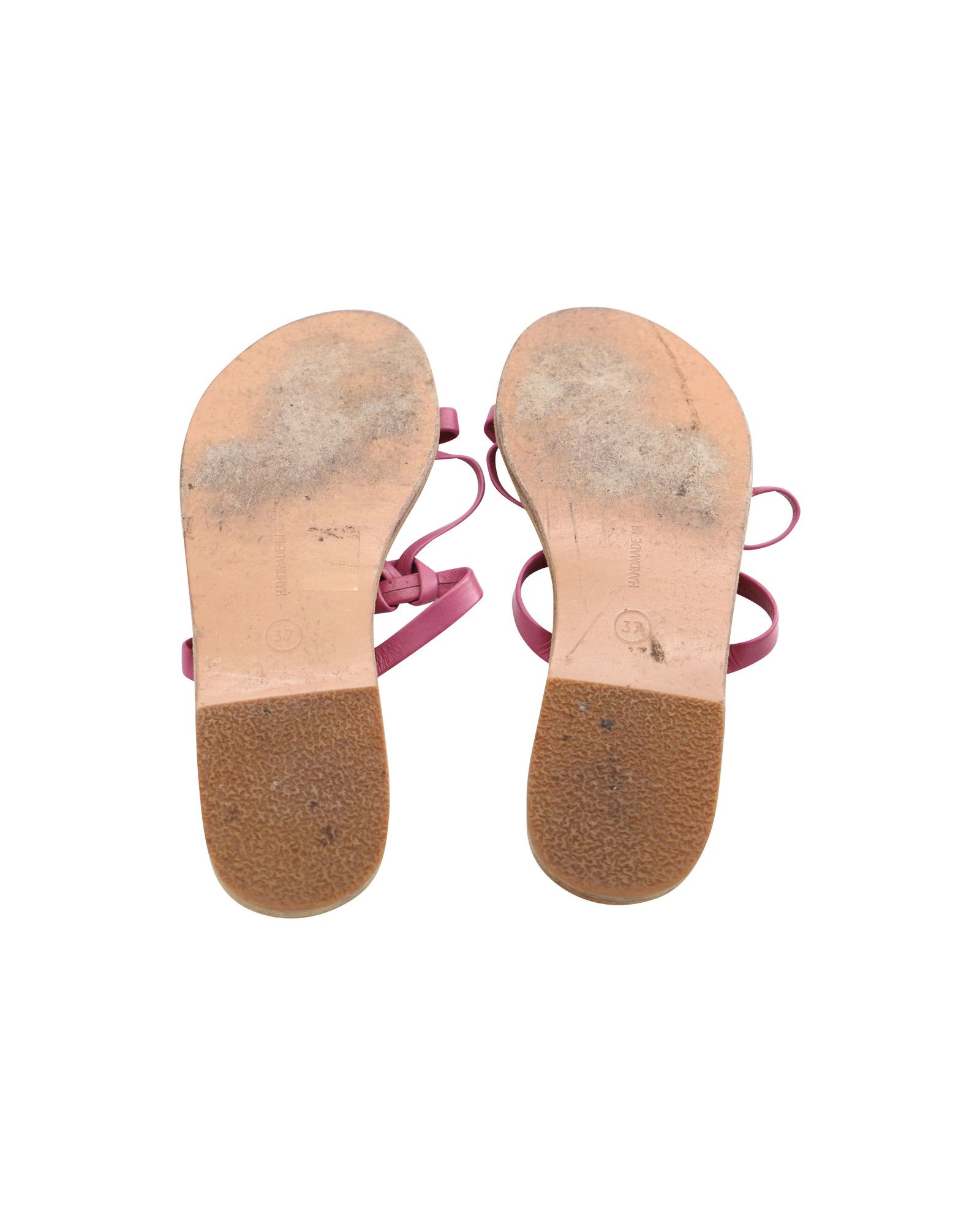 Ancient Greek Sandals Ancient Greek Sandals Spetses Flat Knot Sandals in Pink Leat Size US 7 / IT 37 - 5 Thumbnail