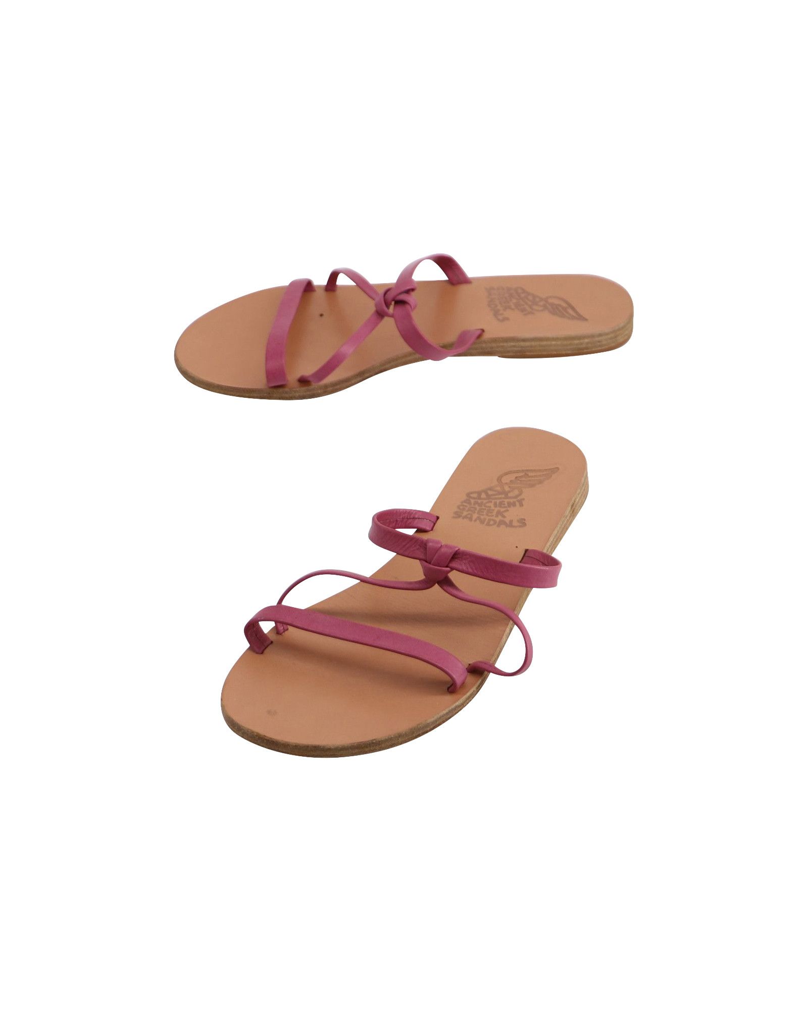 Ancient Greek Sandals Ancient Greek Sandals Spetses Flat Knot Sandals in Pink Leat Size US 7 / IT 37 - 8 Thumbnail
