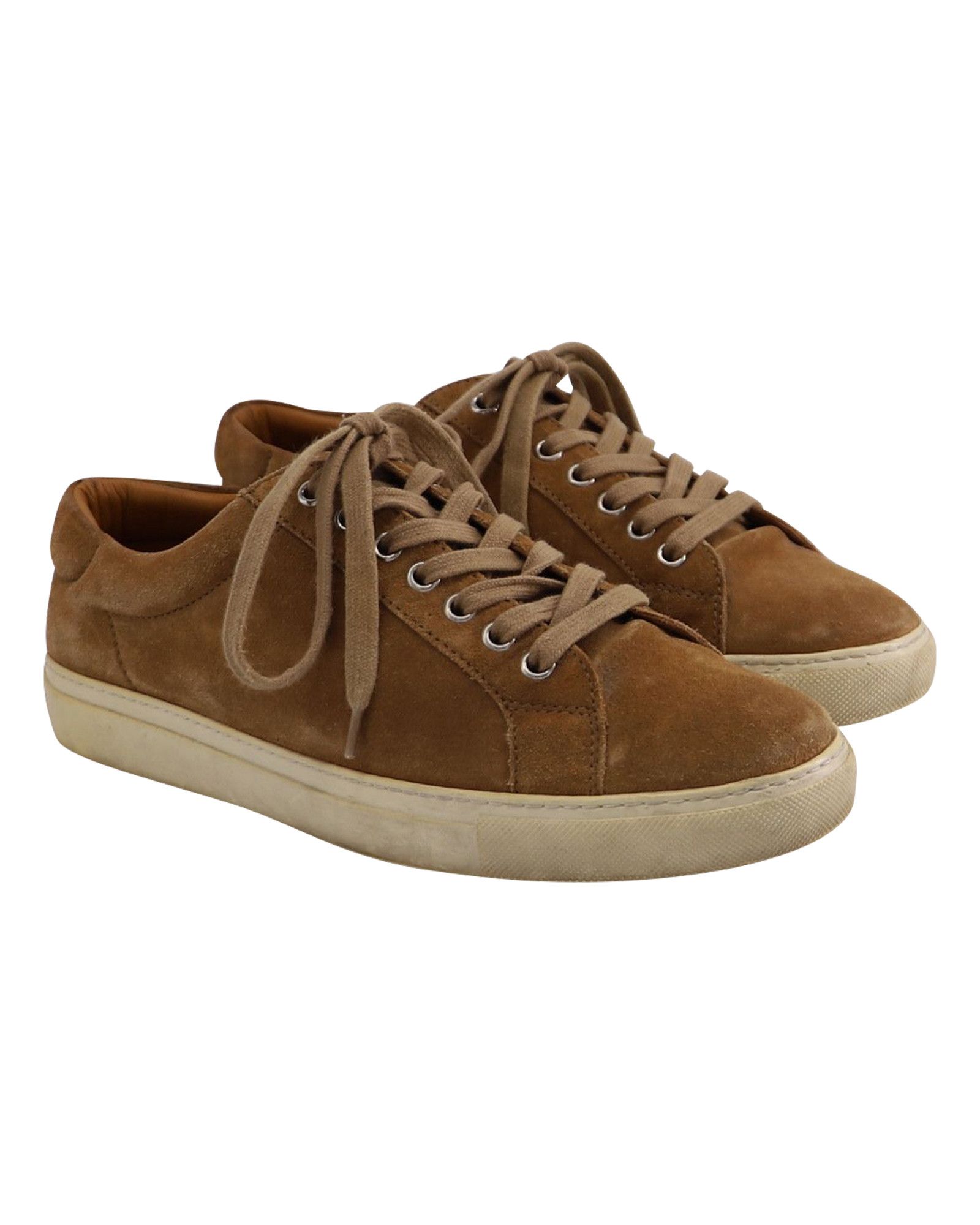 Ralph Lauren Ralph Lauren Lace-Up Sneakers in Brown Suede Size US 9.5 / IT 39.5 - 2 Thumbnail