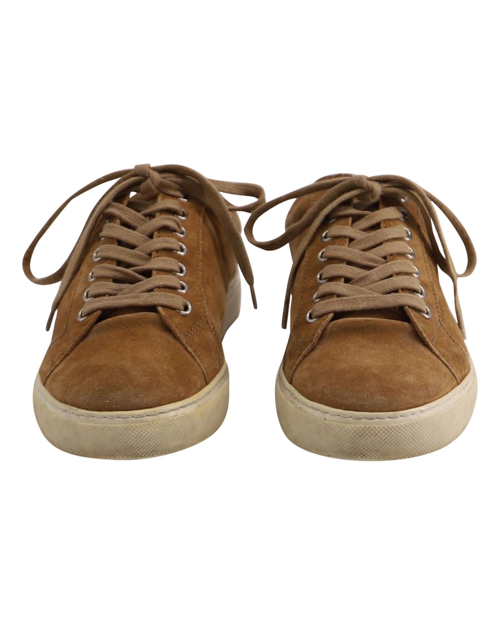Ralph Lauren Ralph Lauren Lace-Up Sneakers in Brown Suede Size US 9.5 / IT 39.5 - 3 Thumbnail