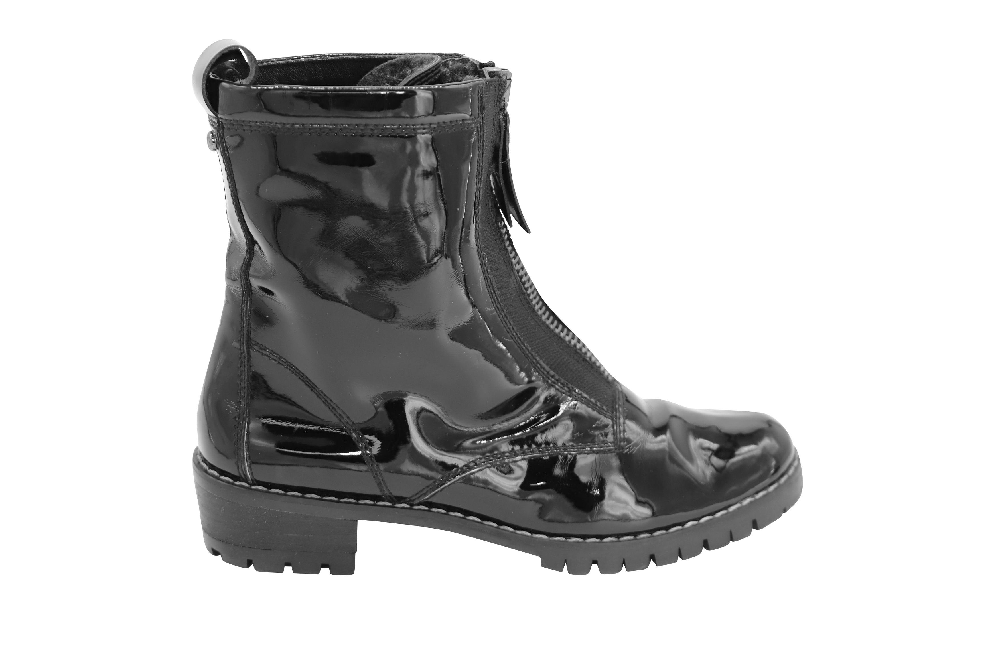 Stuart Weitzman Stuart Weitzman Zip Up Boots in Black Patent Leather Size US 7.5 / IT 37.5 - 7 Thumbnail