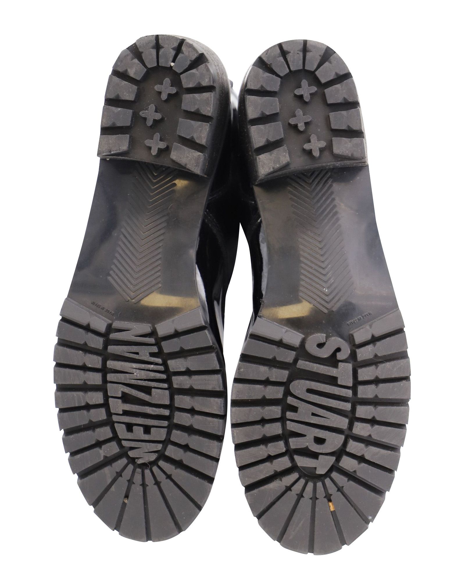Stuart Weitzman Stuart Weitzman Zip Up Boots in Black Patent Leather Size US 7.5 / IT 37.5 - 4 Thumbnail