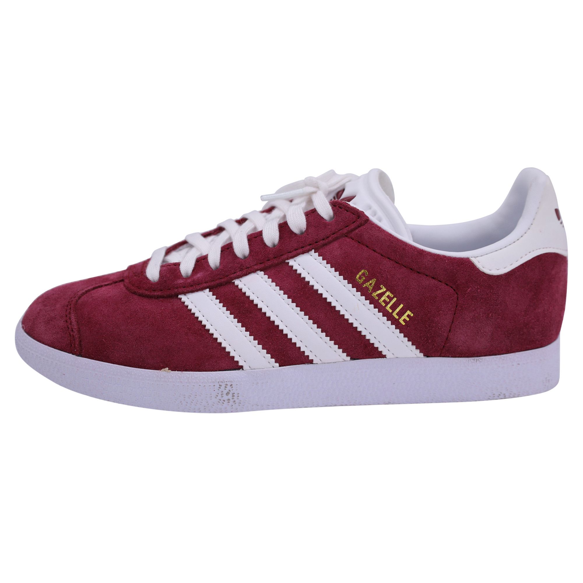 Adidas Adidas Gazelle Sneakers in Burgundy Suede Size US 6 / IT 36 - 2 Thumbnail