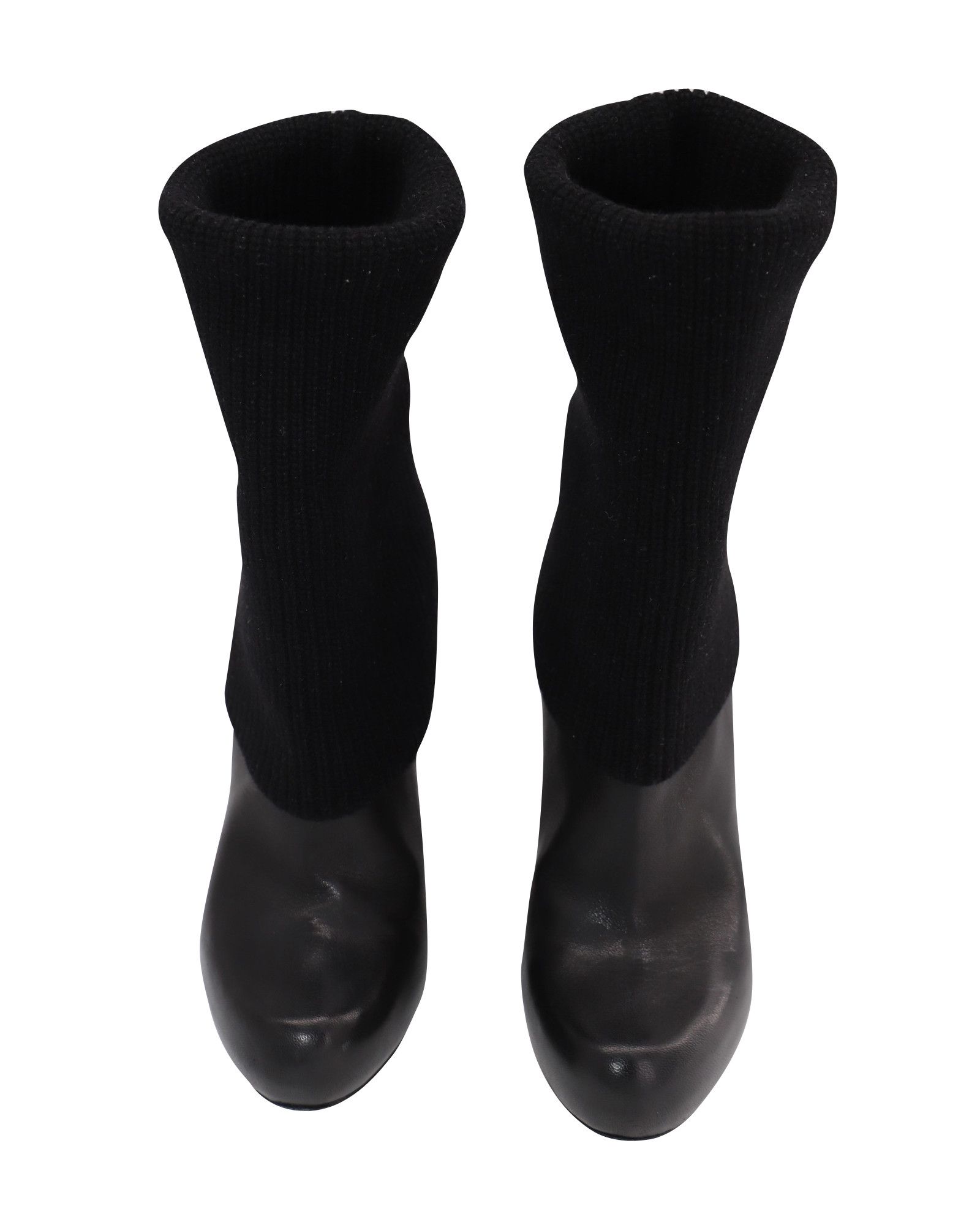 Loeffler Randall Loeffler Randall Wendy Sock Boots in Black Leather Size US 6 / IT 36 - 2 Thumbnail
