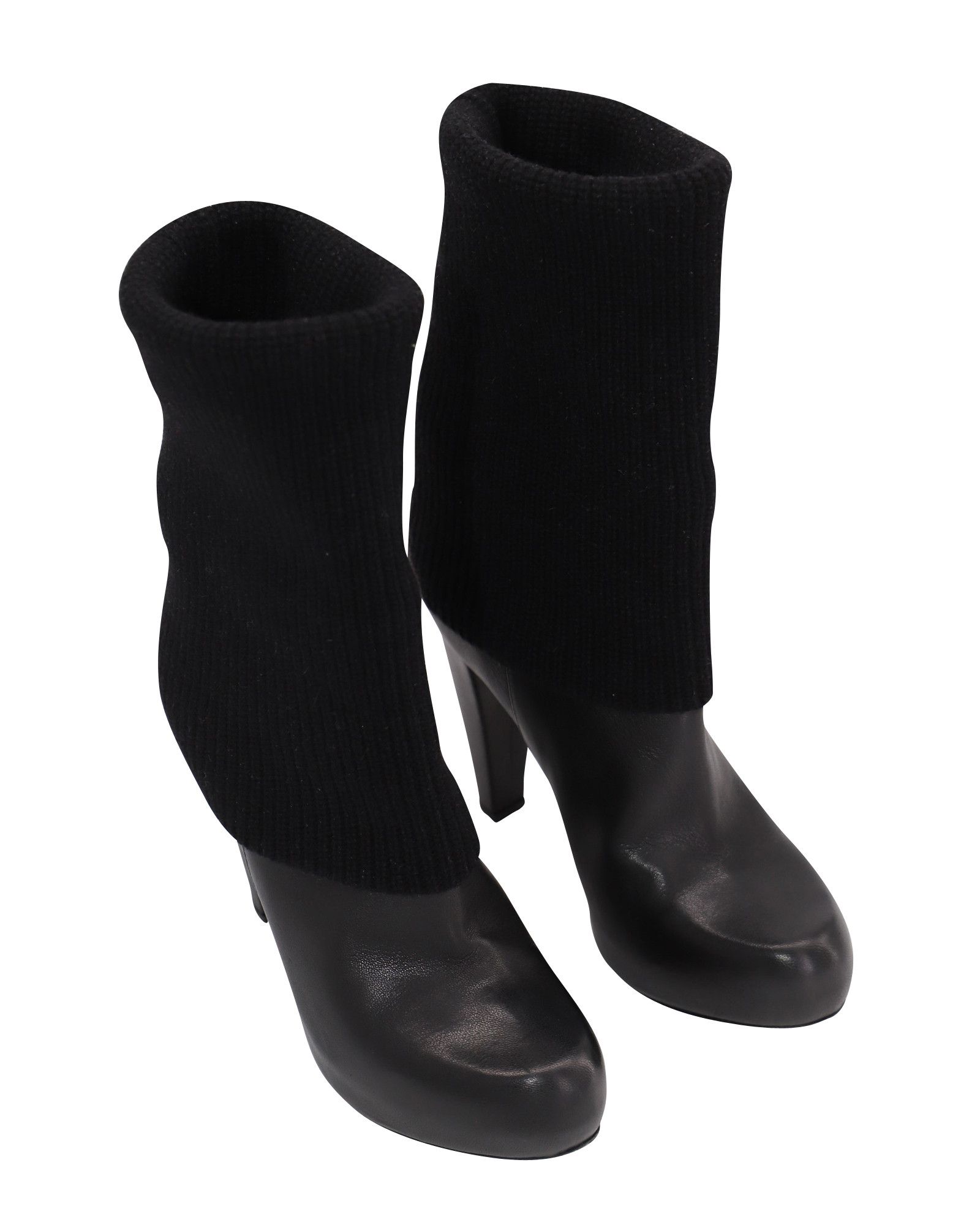 Loeffler Randall Loeffler Randall Wendy Sock Boots in Black Leather Size US 6 / IT 36 - 5 Thumbnail