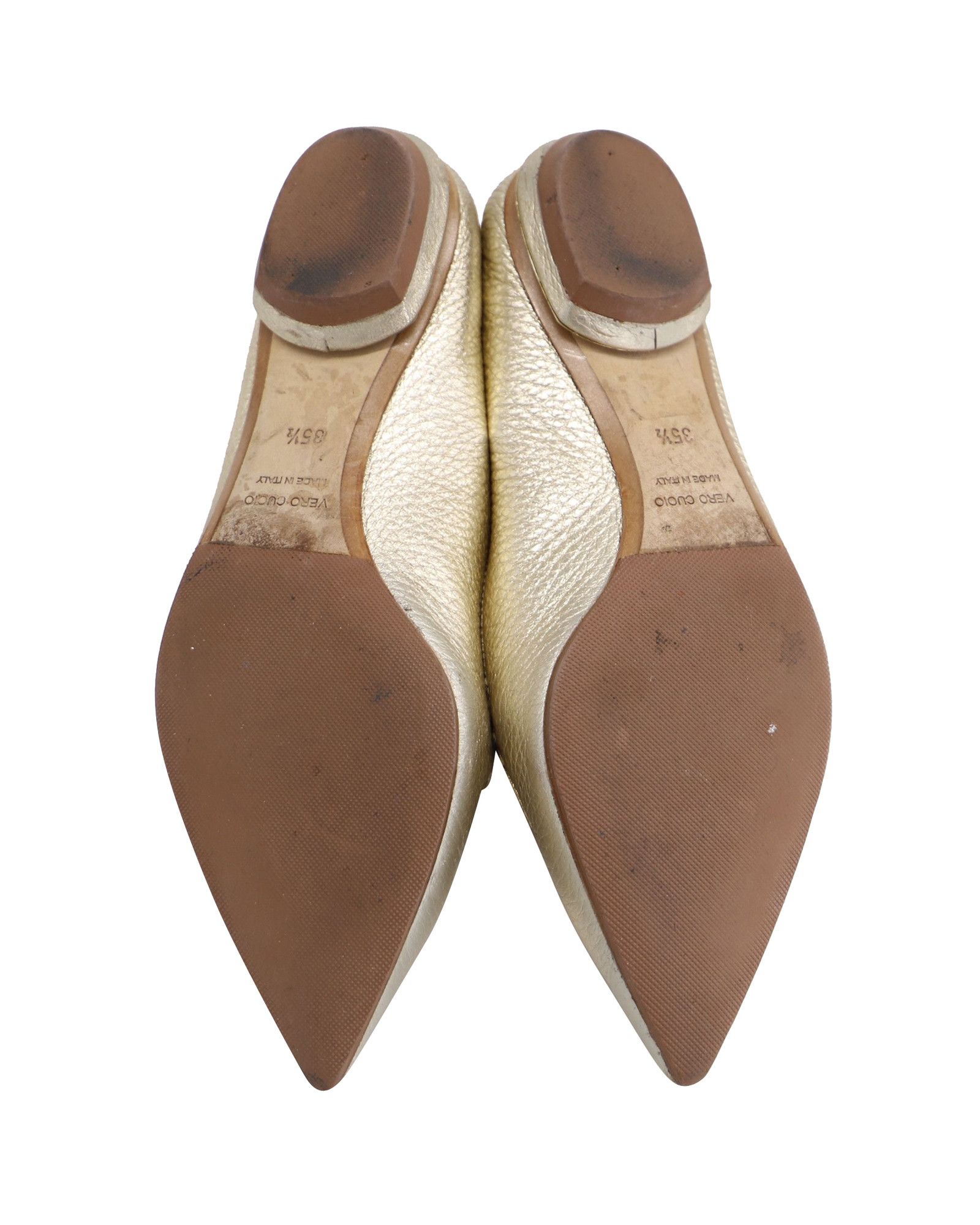 Nicholas Kirkwood Nicholas Kirkwood Beya Loafers in Gold Leather Size US 5.5 / IT 35.5 - 5 Thumbnail