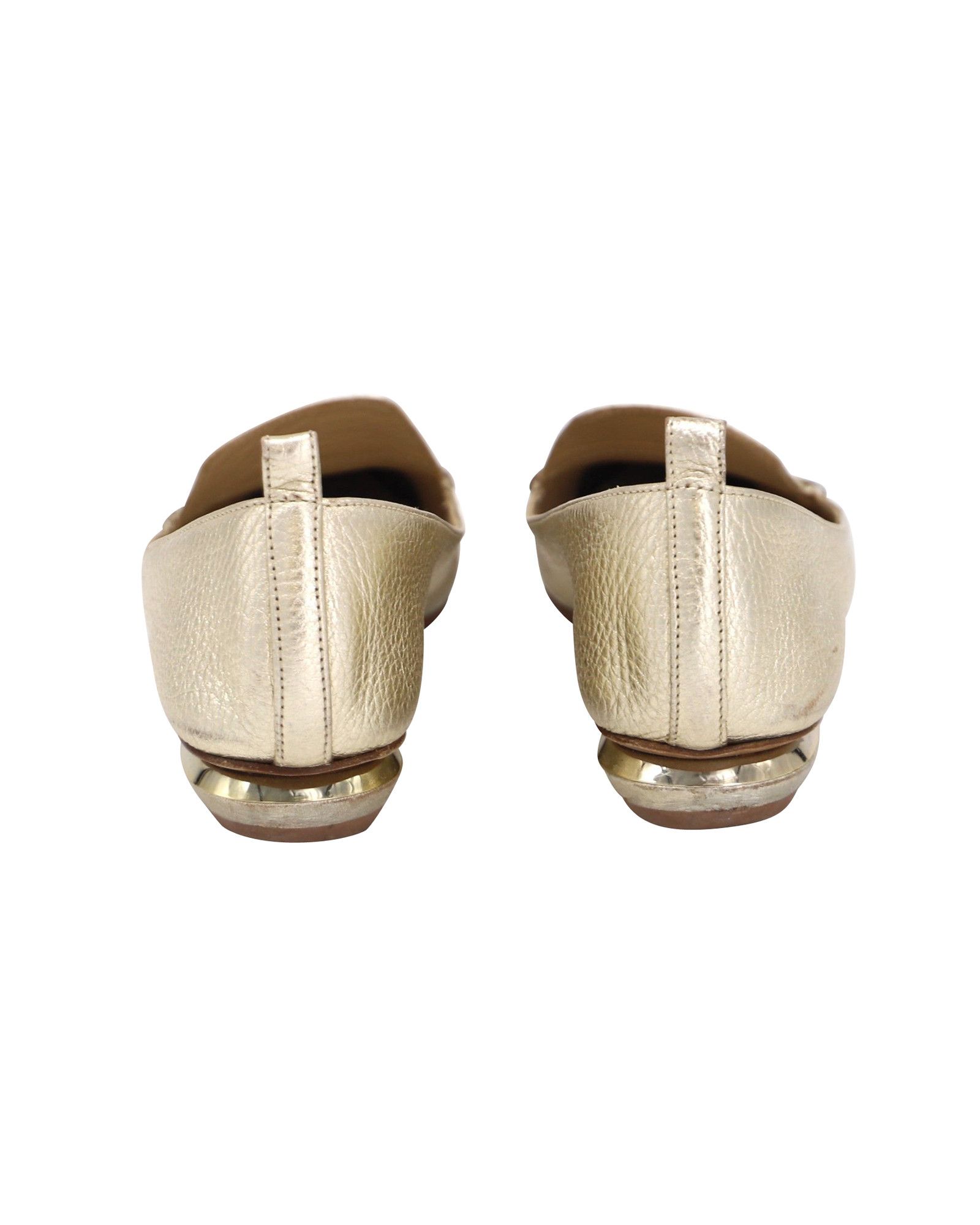 Nicholas Kirkwood Nicholas Kirkwood Beya Loafers in Gold Leather Size US 5.5 / IT 35.5 - 4 Thumbnail