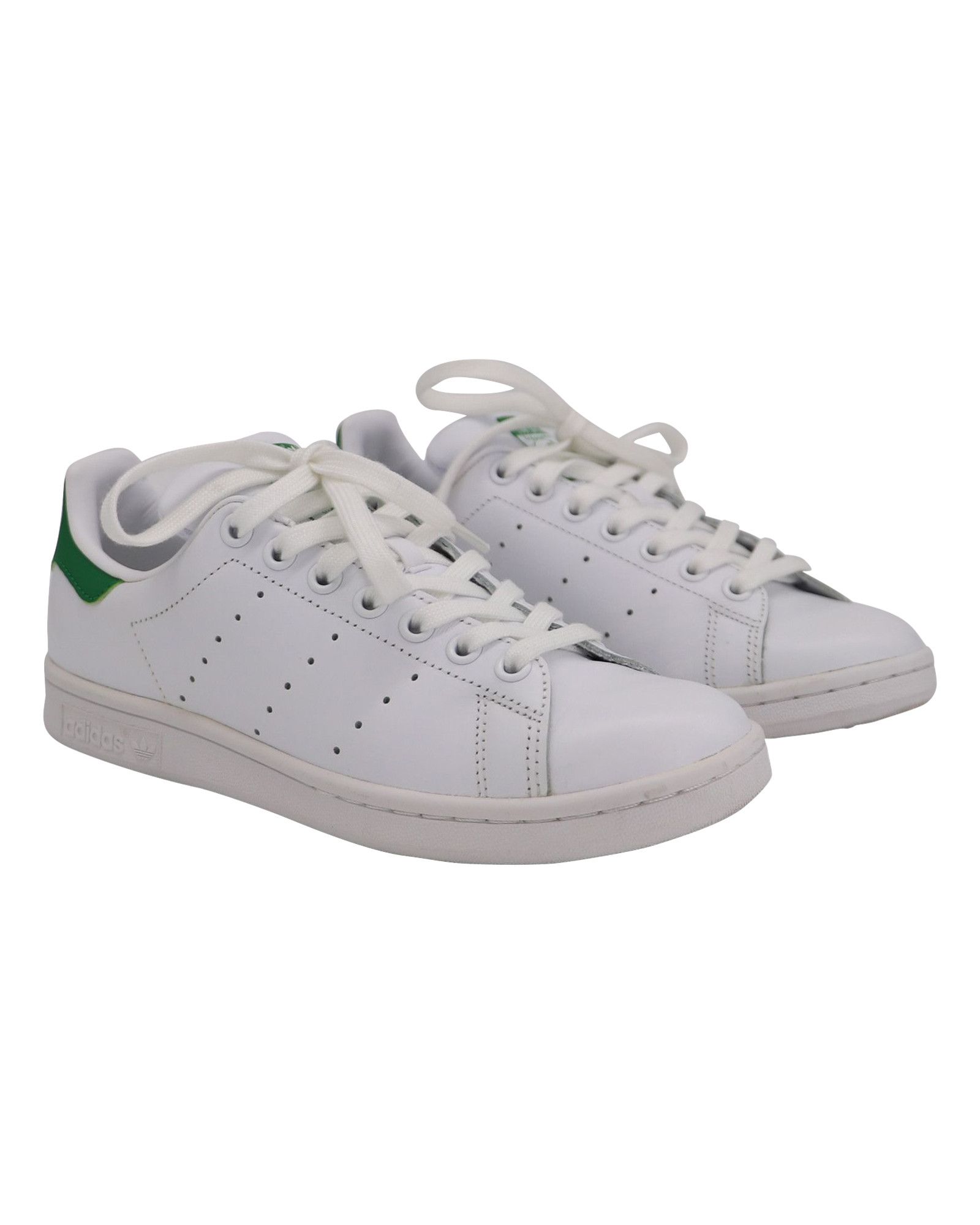 Adidas Adidas Stan Smith Sneakers in White Green Leather Size US 8 / IT 38 - 2 Thumbnail