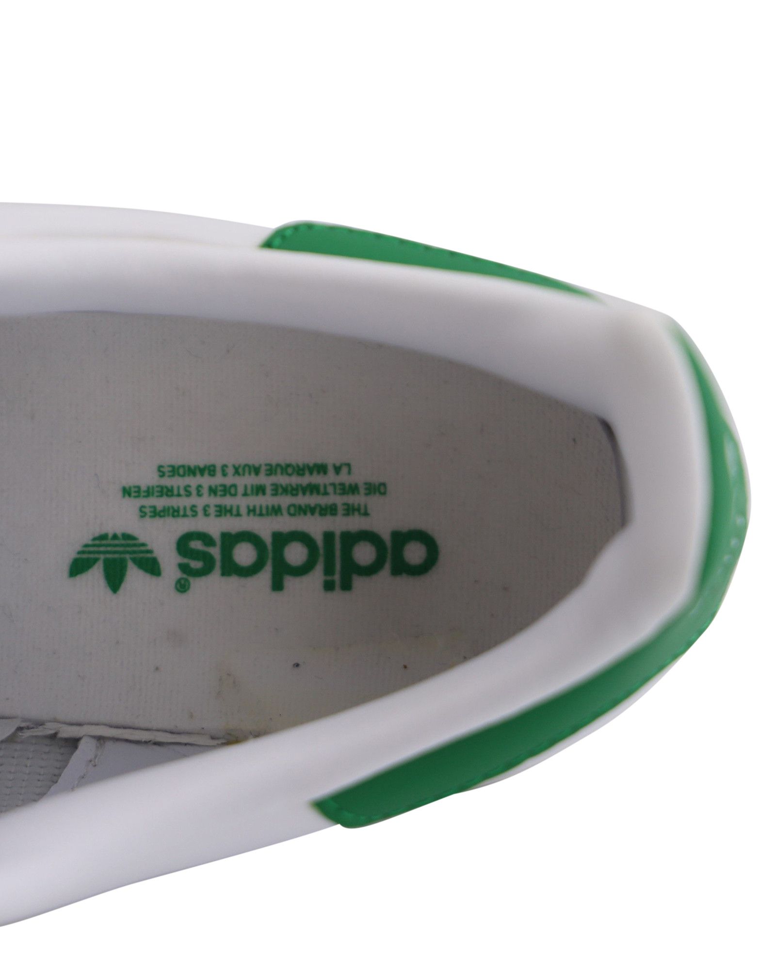 Adidas Adidas Stan Smith Sneakers in White Green Leather Size US 8 / IT 38 - 7 Thumbnail