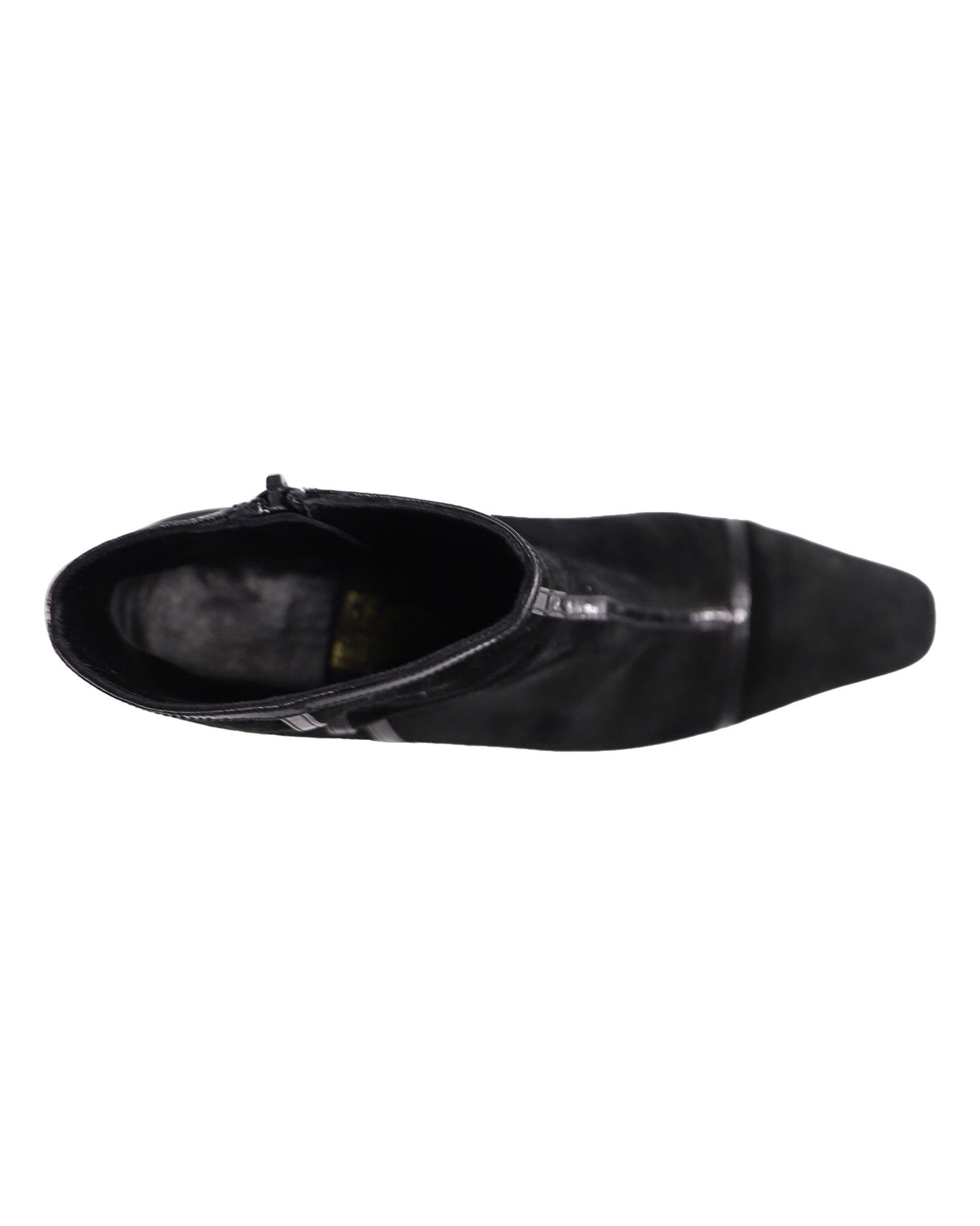 Salvatore Ferragamo Salvatore Ferragamo Mid Heel Ankle Boots in Black Suede Size US 9.5 / IT 39.5 - 7 Thumbnail