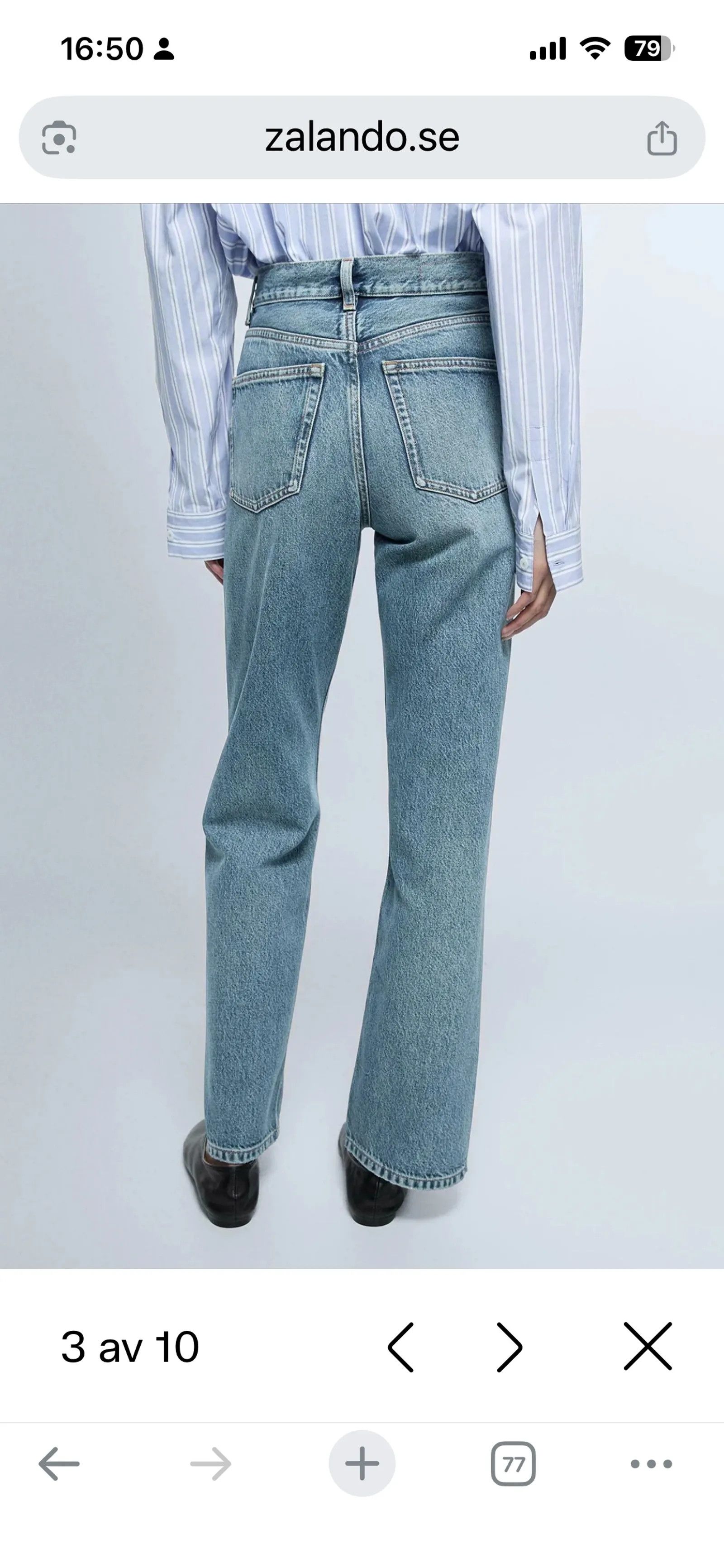 Massimo Dutti Massimo Dutti Straight Leg Jeans Jeans Size 28" / US 6 / IT 42 - 2 Thumbnail
