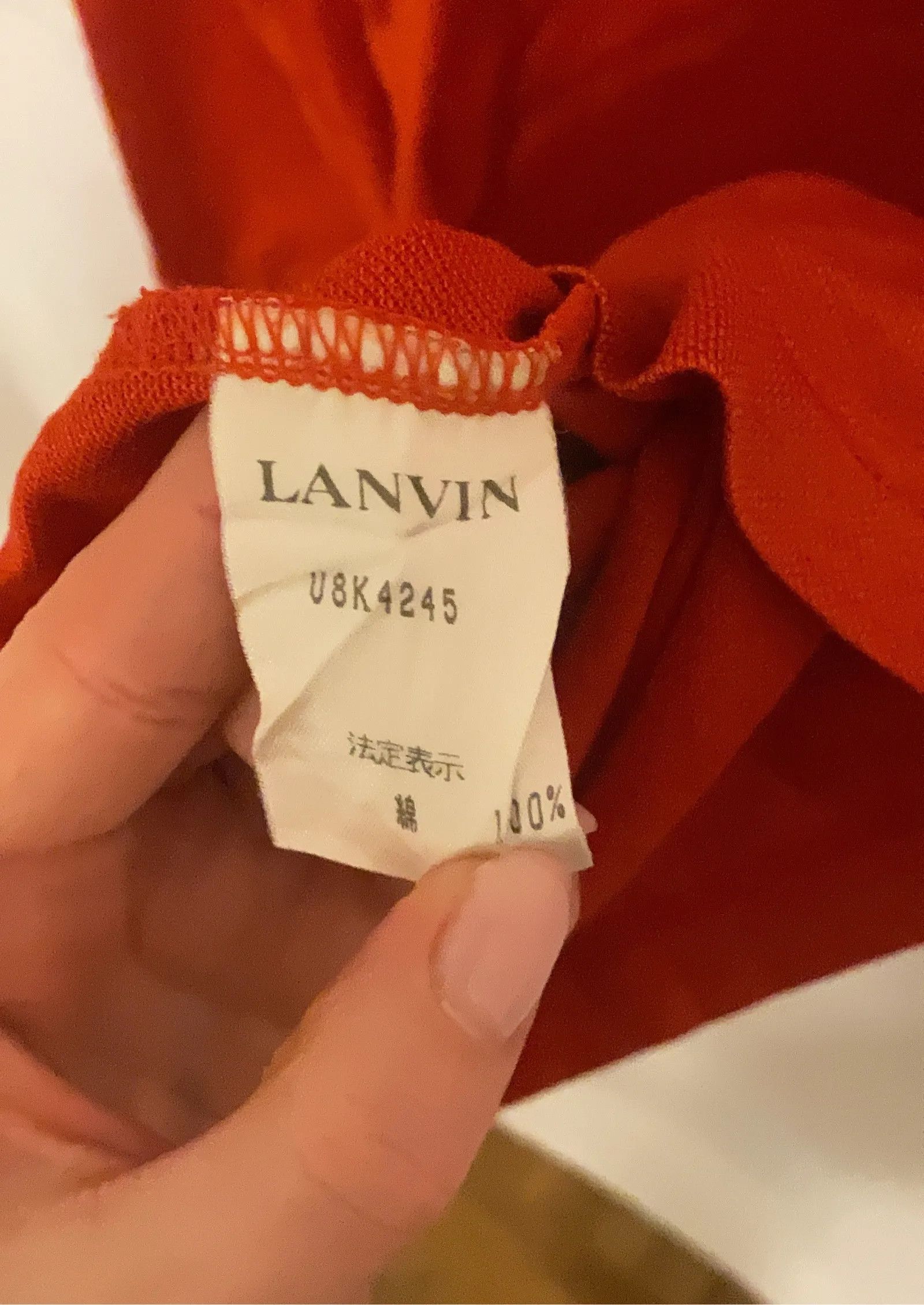 Lanvin Lanvin U8K4245 T-shirt Size M / US 6-8 / IT 42-44 - 3 Thumbnail