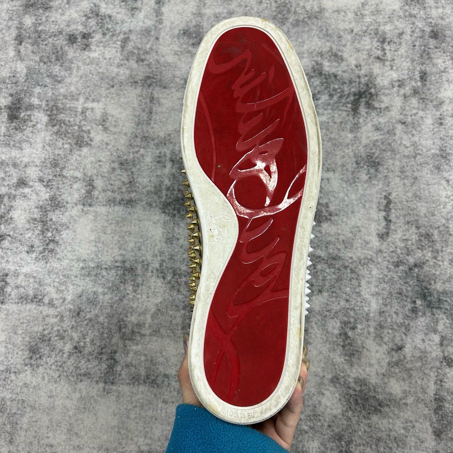 Christian Louboutin Christian Louboutin Studded High-Top Sneakers Size 13 Size US 13 / EU 46 - 7 Thumbnail