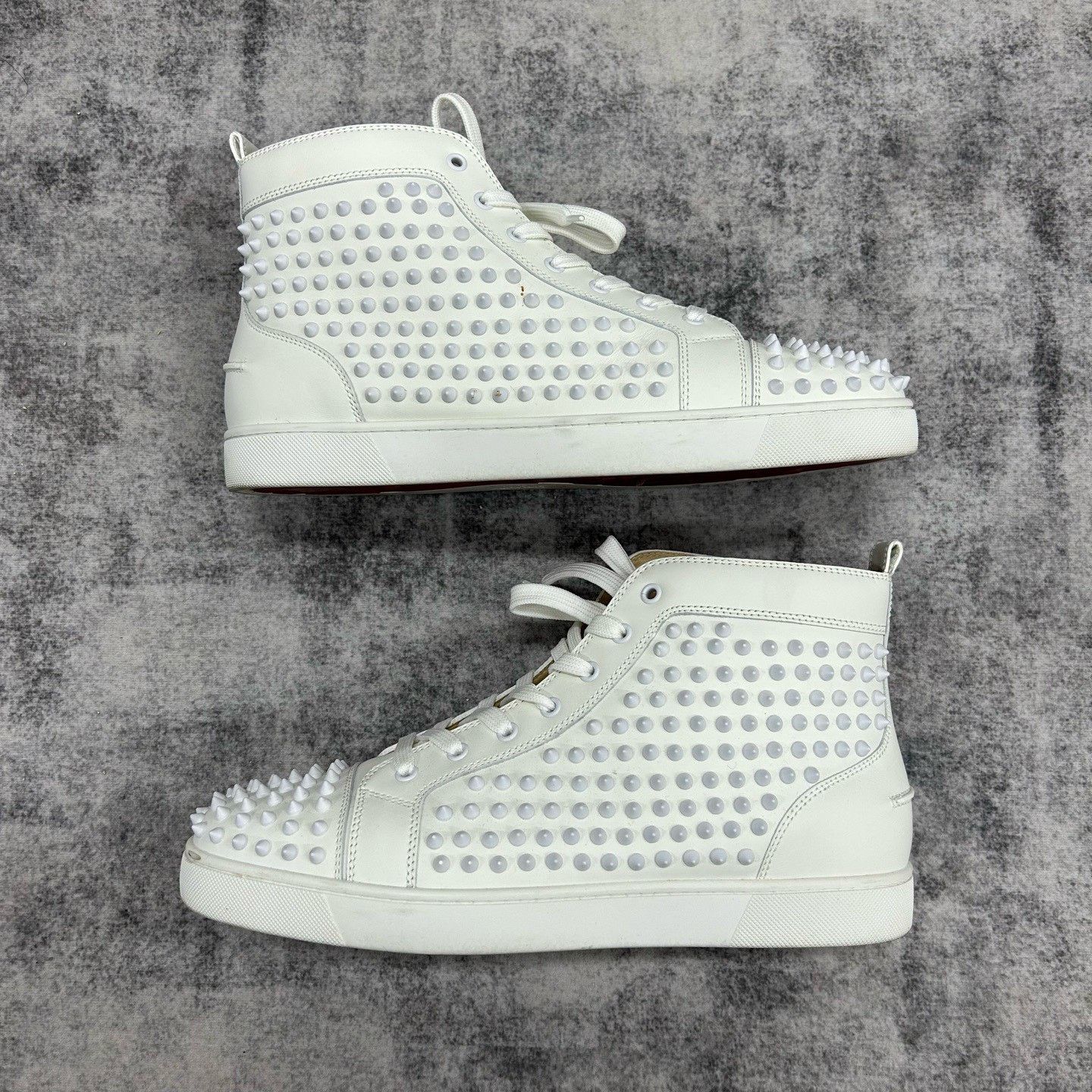 Christian Louboutin Christian Louboutin Studded High-Top Sneakers Size 13 Size US 13 / EU 46 - 5 Thumbnail