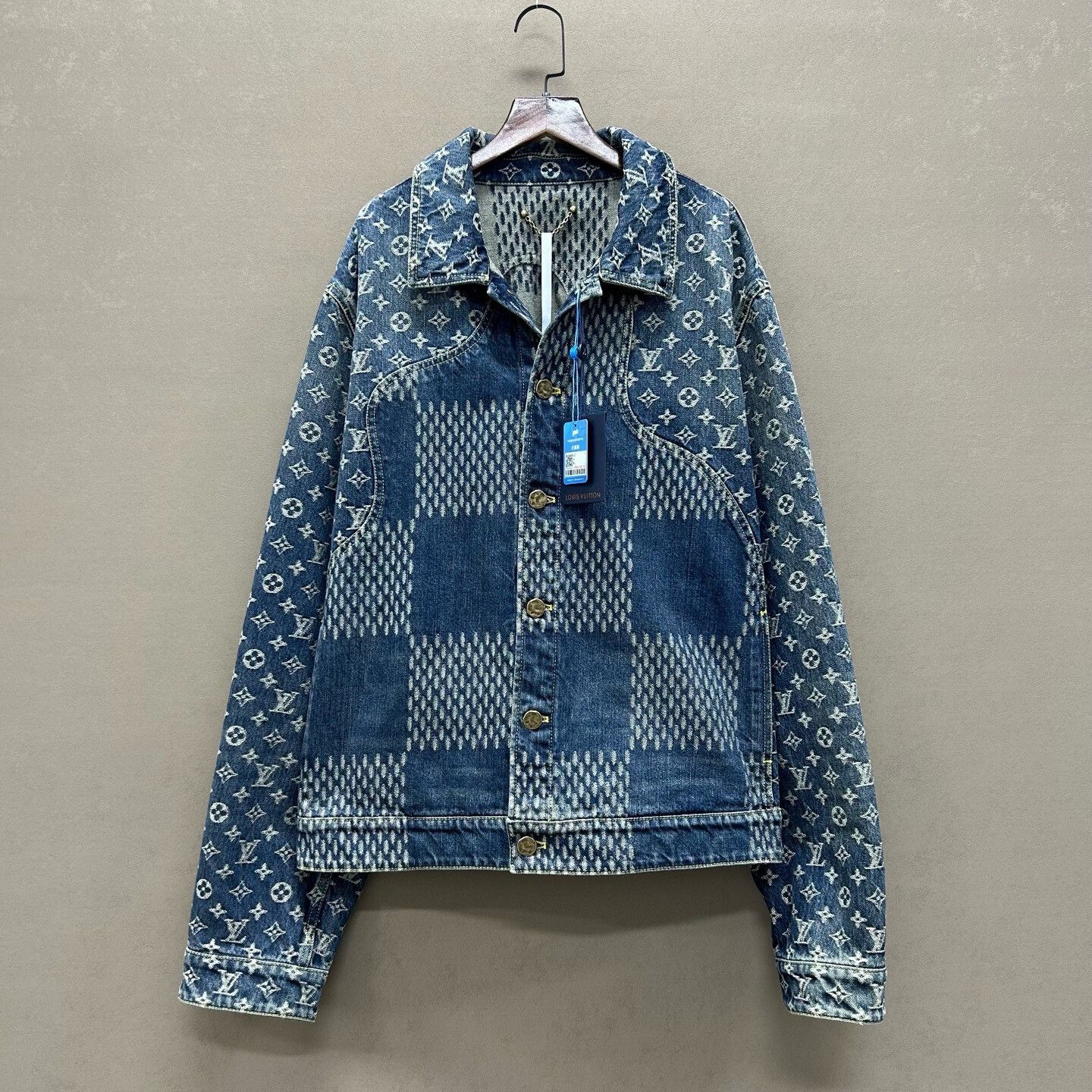 Louis Vuitton Louis Vuitton x Nigo Monogram Denim Jacket Size L Size US L / EU 52-54 / 3 - 2 Thumbnail