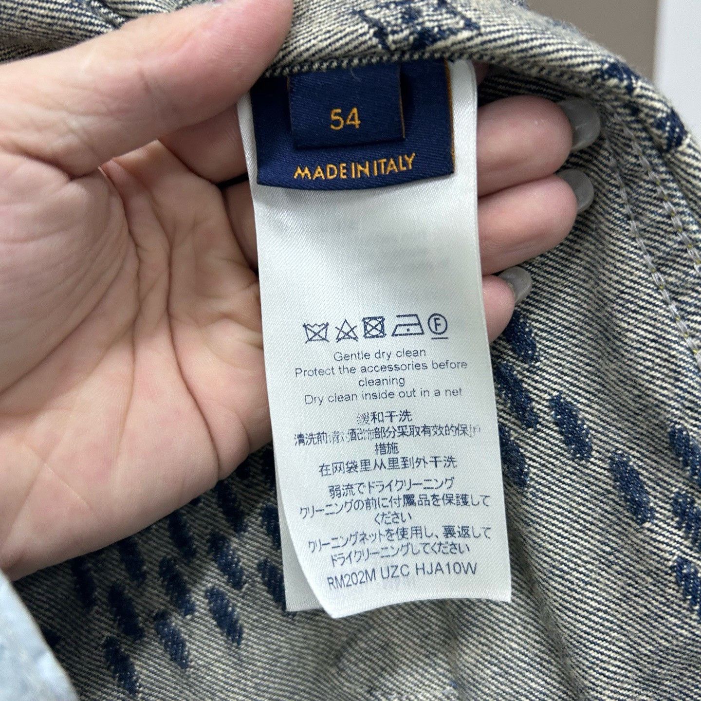 Louis Vuitton Louis Vuitton x Nigo Monogram Denim Jacket Size L Size US L / EU 52-54 / 3 - 6 Thumbnail