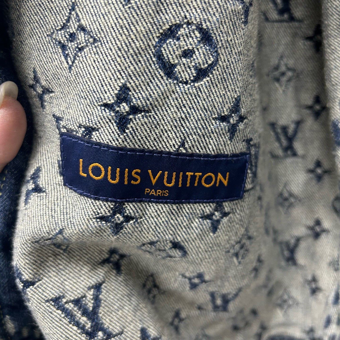 Louis Vuitton Louis Vuitton x Nigo Monogram Denim Jacket Size L Size US L / EU 52-54 / 3 - 5 Thumbnail