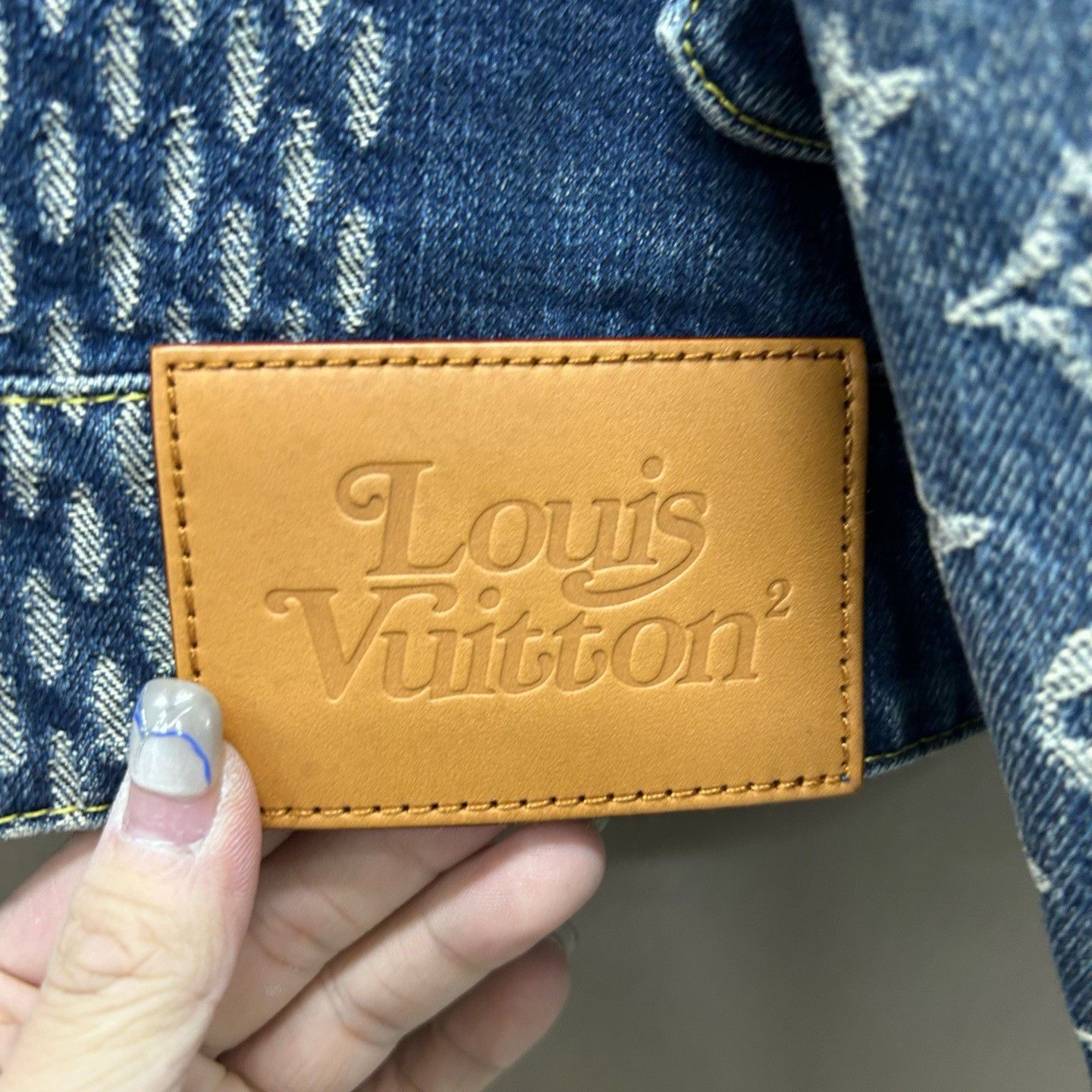 Louis Vuitton Louis Vuitton x Nigo Monogram Denim Jacket Size L Size US L / EU 52-54 / 3 - 4 Thumbnail