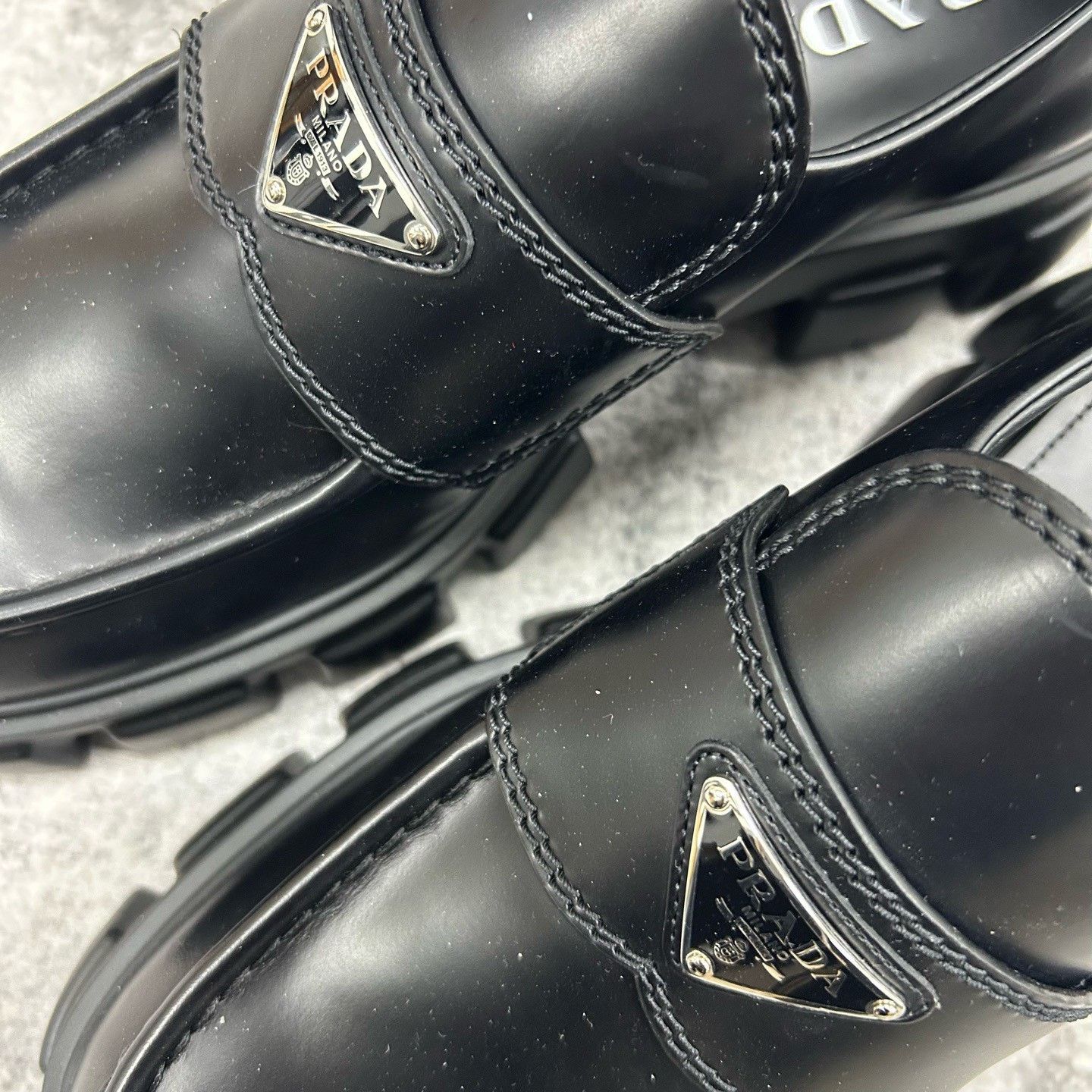 Prada Prada Triangle Logo Chunky Loafers Size 9.5 Size US 9.5 / EU 42-43 - 5 Thumbnail