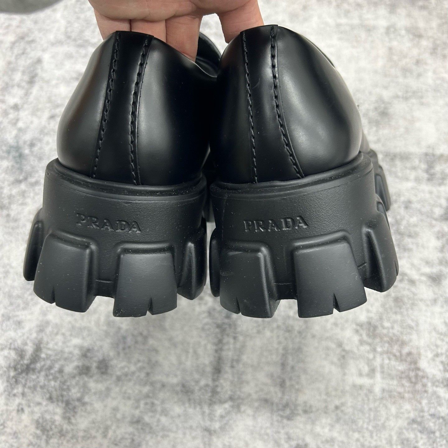 Prada Prada Triangle Logo Chunky Loafers Size 9.5 Size US 9.5 / EU 42-43 - 6 Thumbnail