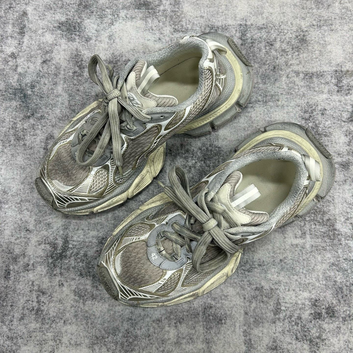 Balenciaga Balenciaga 3XL Sneakers Gray Size 42 Size US 9 / EU 42 - 3 Thumbnail