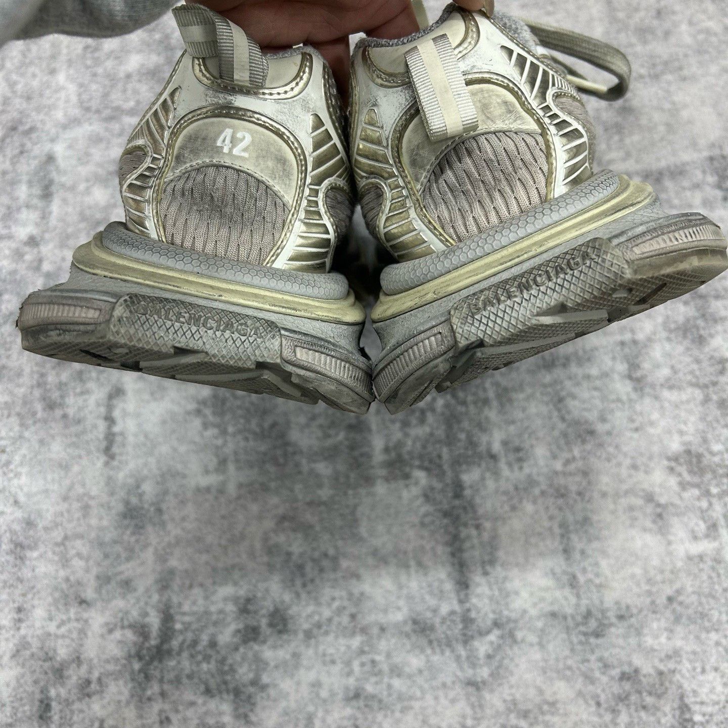Balenciaga Balenciaga 3XL Sneakers Gray Size 42 Size US 9 / EU 42 - 5 Thumbnail