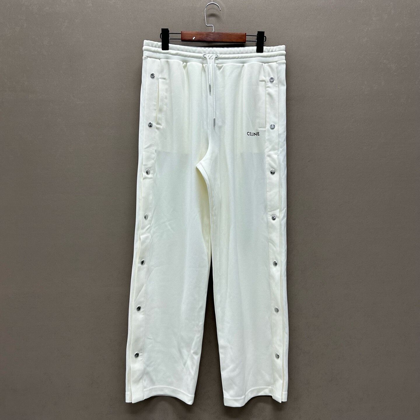 Celine Celine Logo Snap Button Sweatpants Size L Size US 34 / EU 50 - 2 Thumbnail
