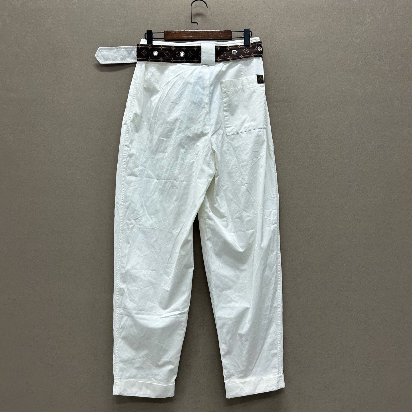 Louis Vuitton Louis Vuitton Monogram Belt Trousers Size 38 Size 27" / US 4 / IT 40 - 3 Thumbnail
