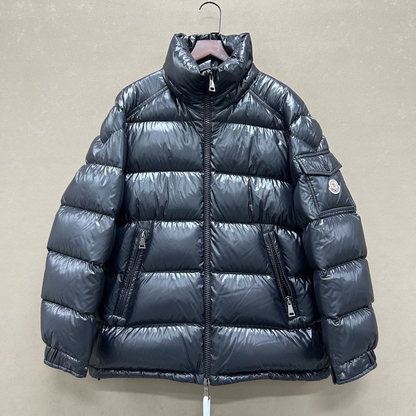 Moncler Moncler Maire Shiny Down Jacket Size 3 Size US L / EU 52-54 / 3 - 2 Thumbnail