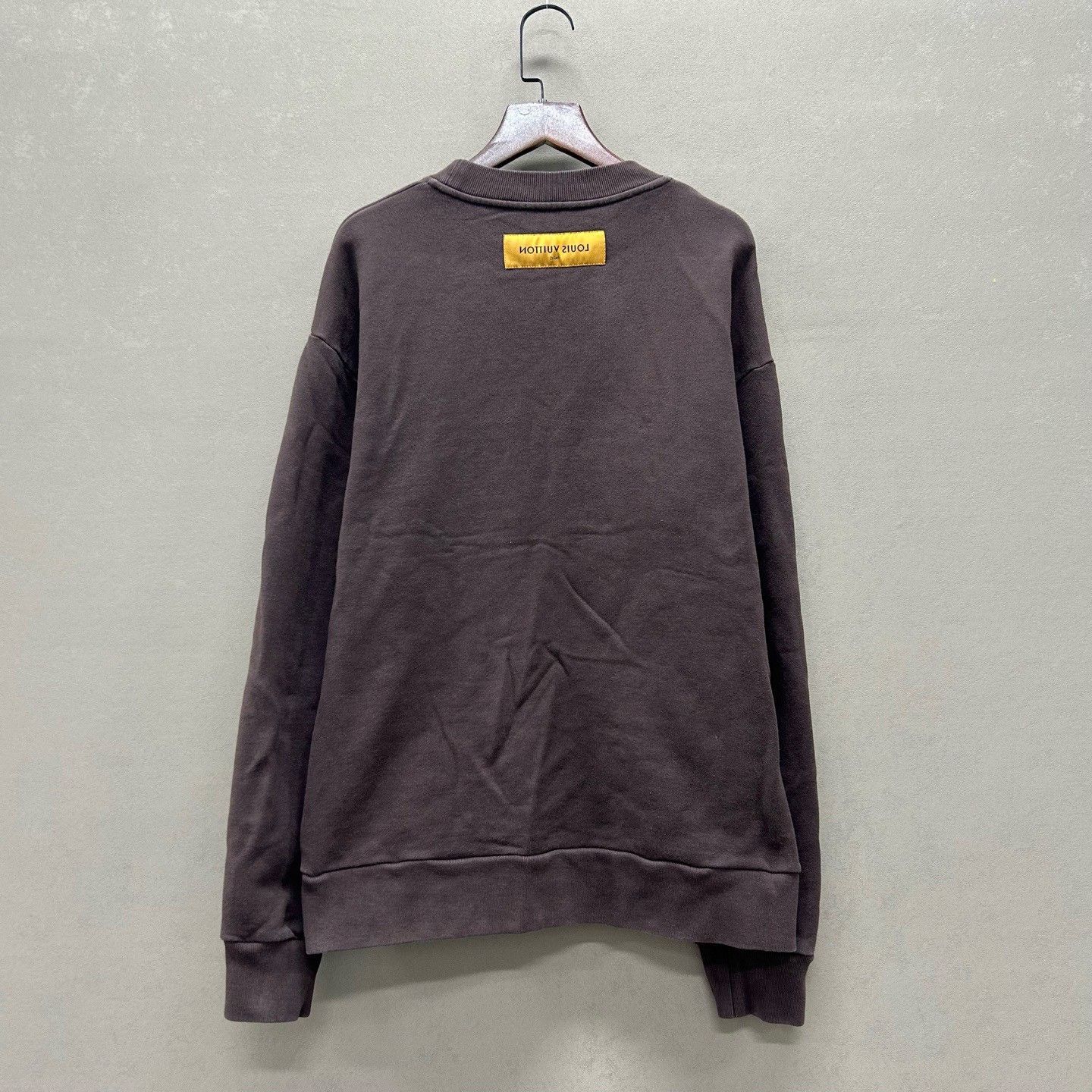 Louis Vuitton Louis Vuitton Velour Logo Sweatshirt Size M Size US M / EU 48-50 / 2 - 3 Thumbnail