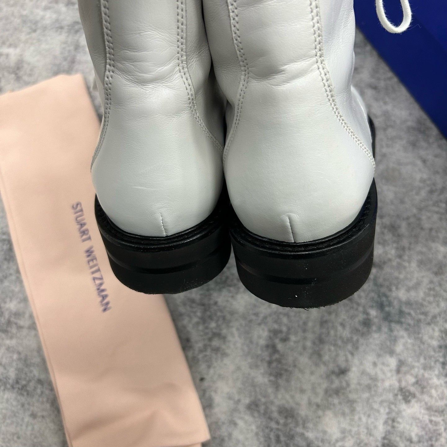 Stuart Weitzman Stuart Weitzman White Lace-Up Boots Size 6.5 Size US 6.5 / IT 36.5 - 7 Thumbnail