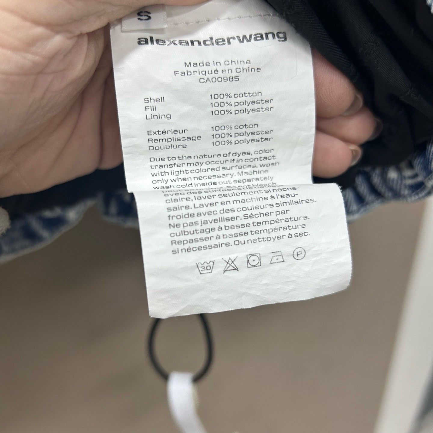 Alexander Wang Alexander Wang Logo Print Puffer Jacket Size S Size US S / EU 44-46 / 1 - 6 Thumbnail