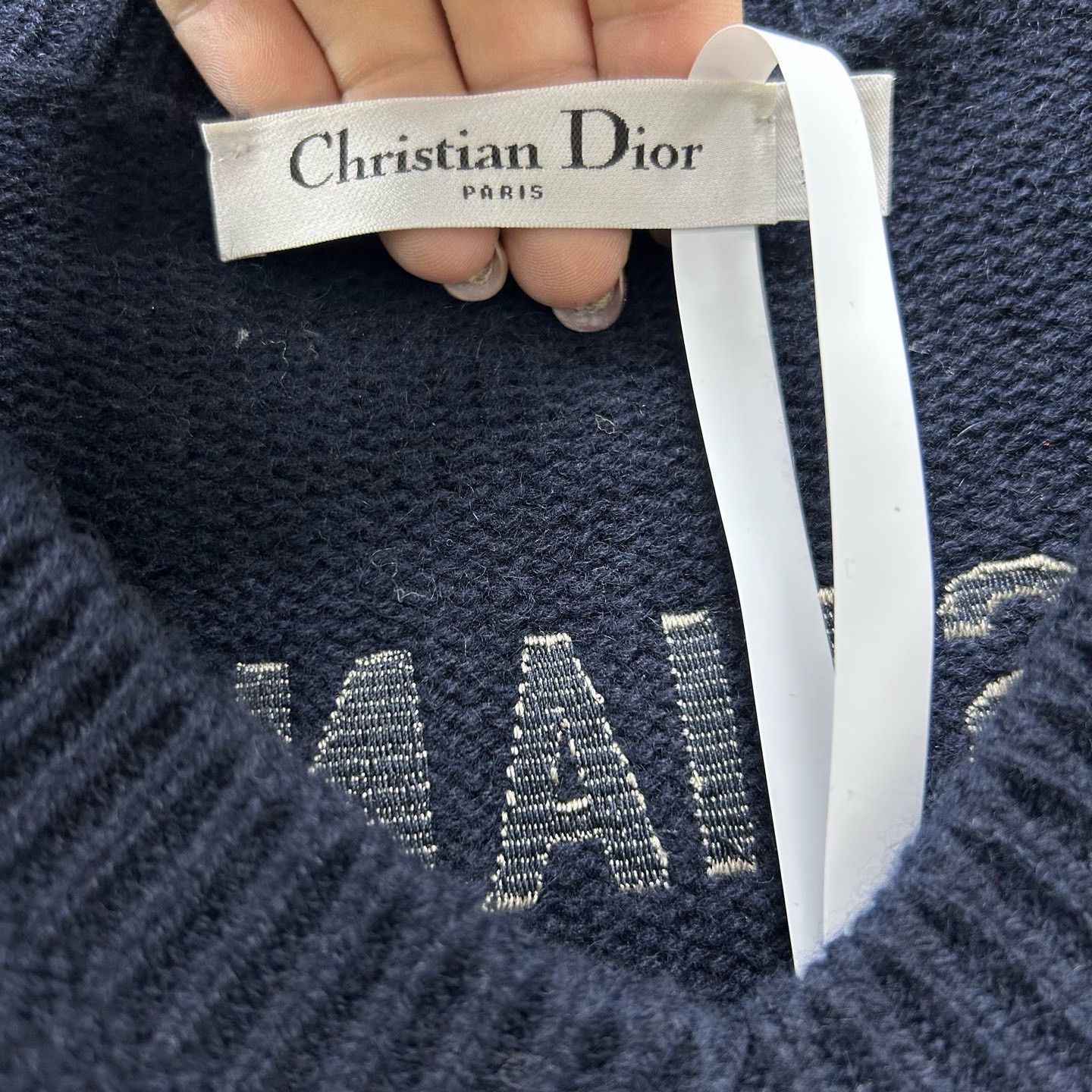 Christian Dior Monsieur Christian Dior Logo Back Sweater FR 40 Size M / US 6-8 / IT 42-44 - 4 Thumbnail