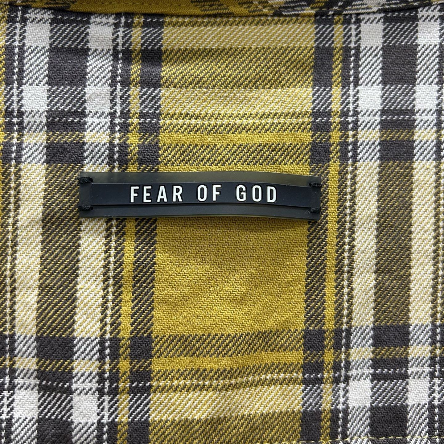 Fear of God FEAR OF GOD 6th Collection Yellow Plaid Padded Jacket L Size US L / EU 52-54 / 3 - 4 Thumbnail