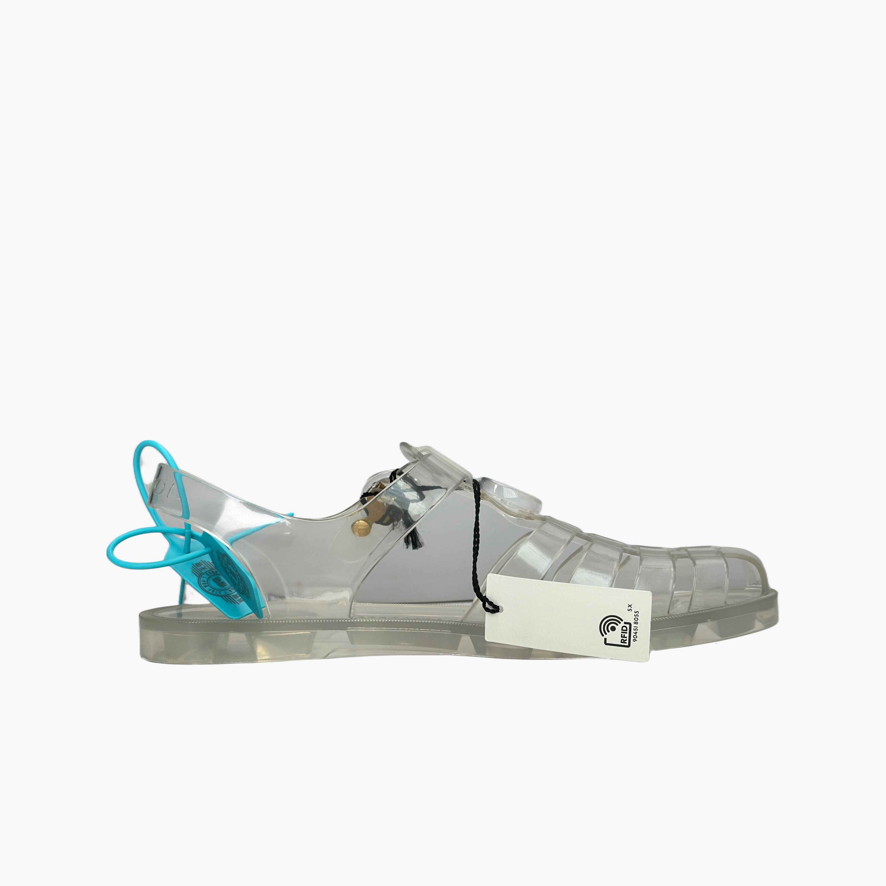 Gucci Gucci Transparent GG Rubber Sandals Size 10 Size US 10 / EU 43 - 2 Thumbnail