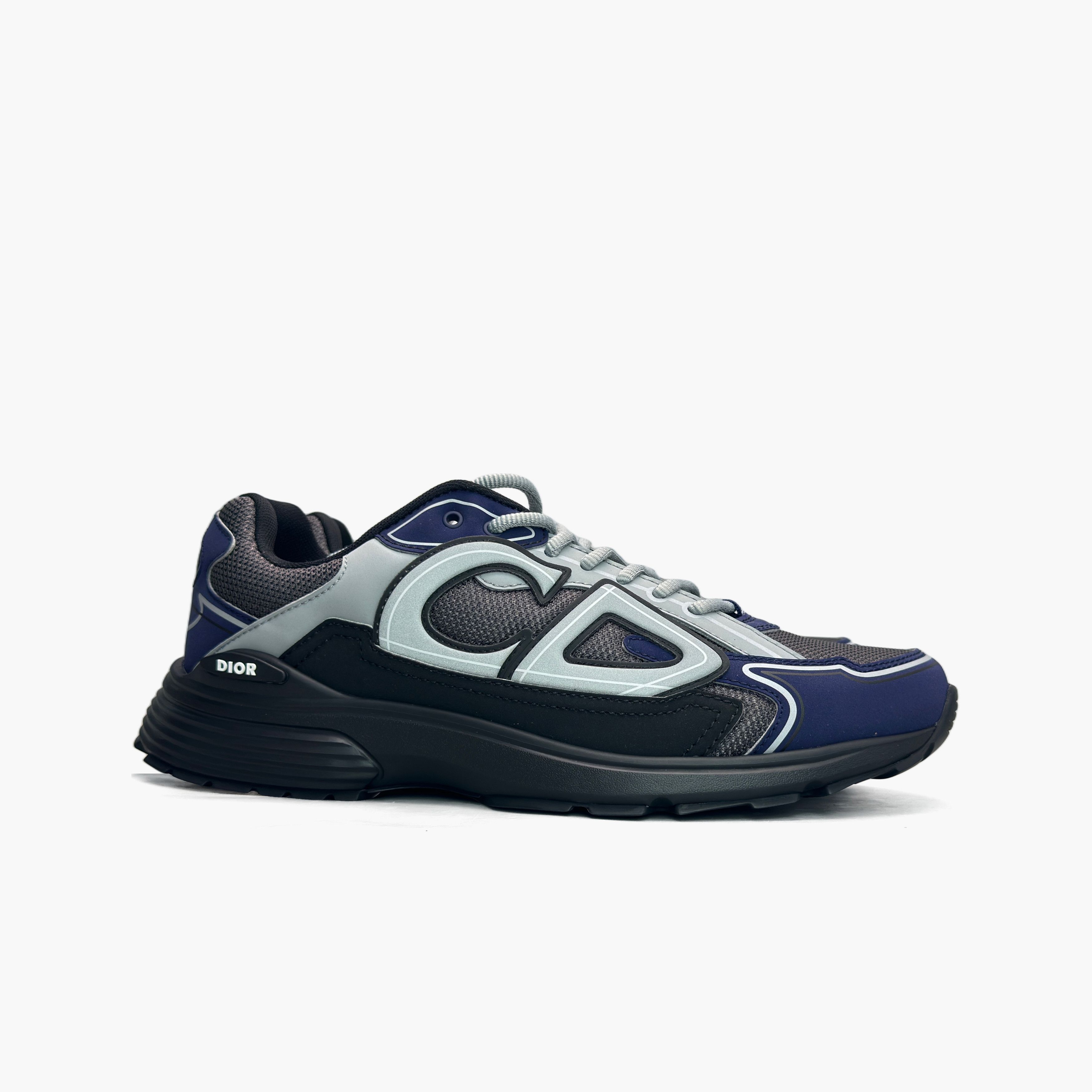 Dior Dior B30 Low-Top Sneakers Grey Blue Size 9.5 Size US 9.5 / EU 42-43 - 4 Thumbnail