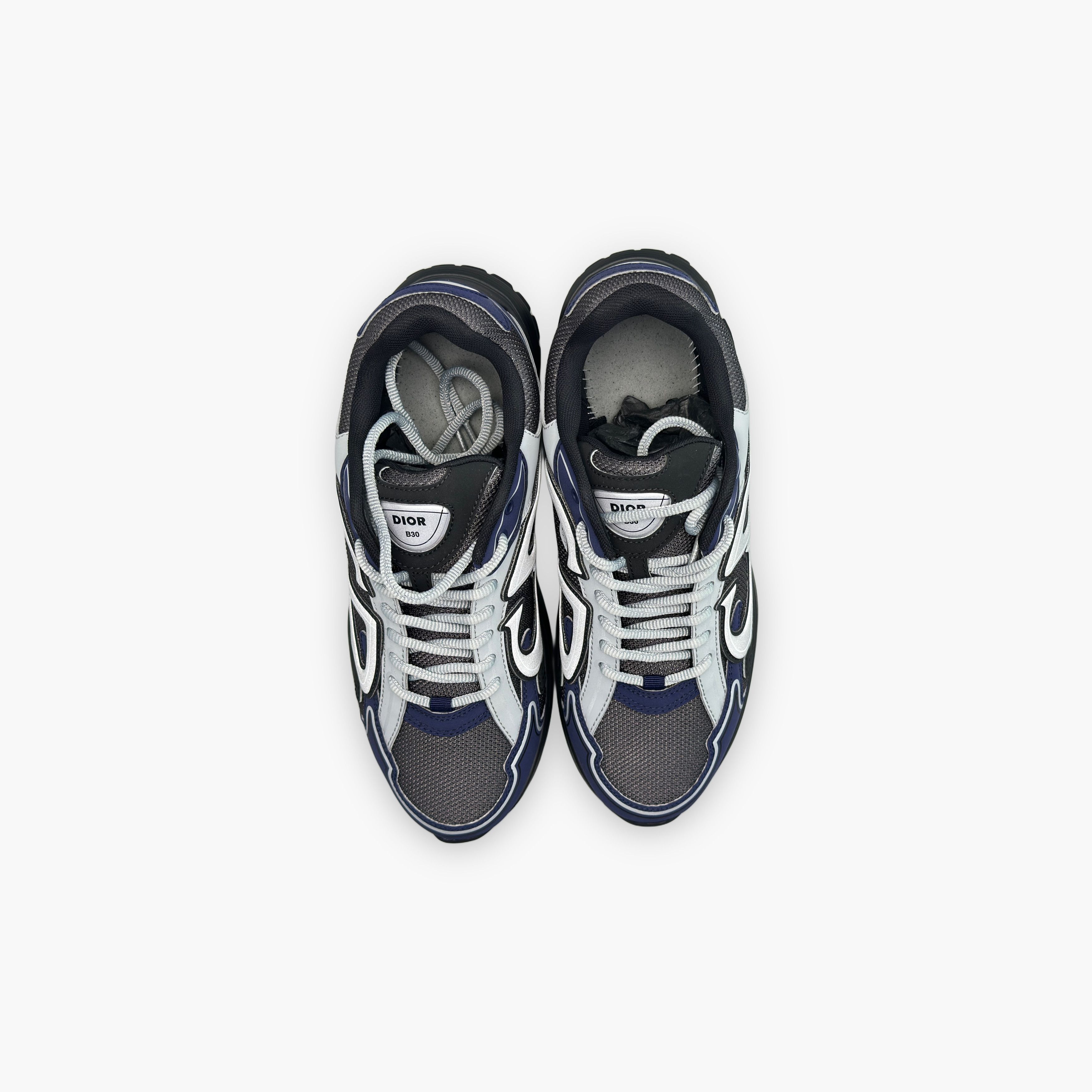 Dior Dior B30 Low-Top Sneakers Grey Blue Size 9.5 Size US 9.5 / EU 42-43 - 9 Thumbnail