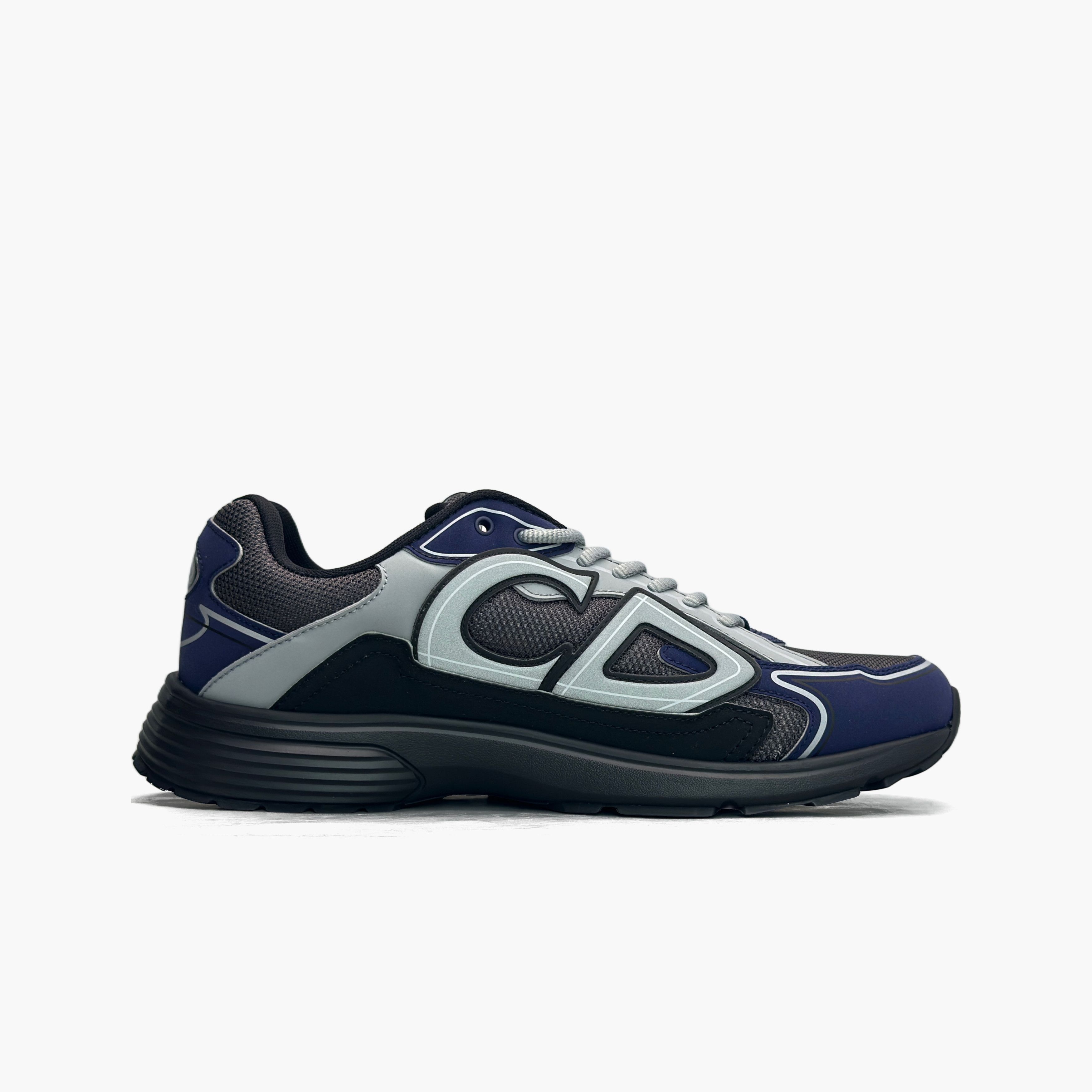 Dior Dior B30 Low-Top Sneakers Grey Blue Size 9.5 Size US 9.5 / EU 42-43 - 2 Thumbnail